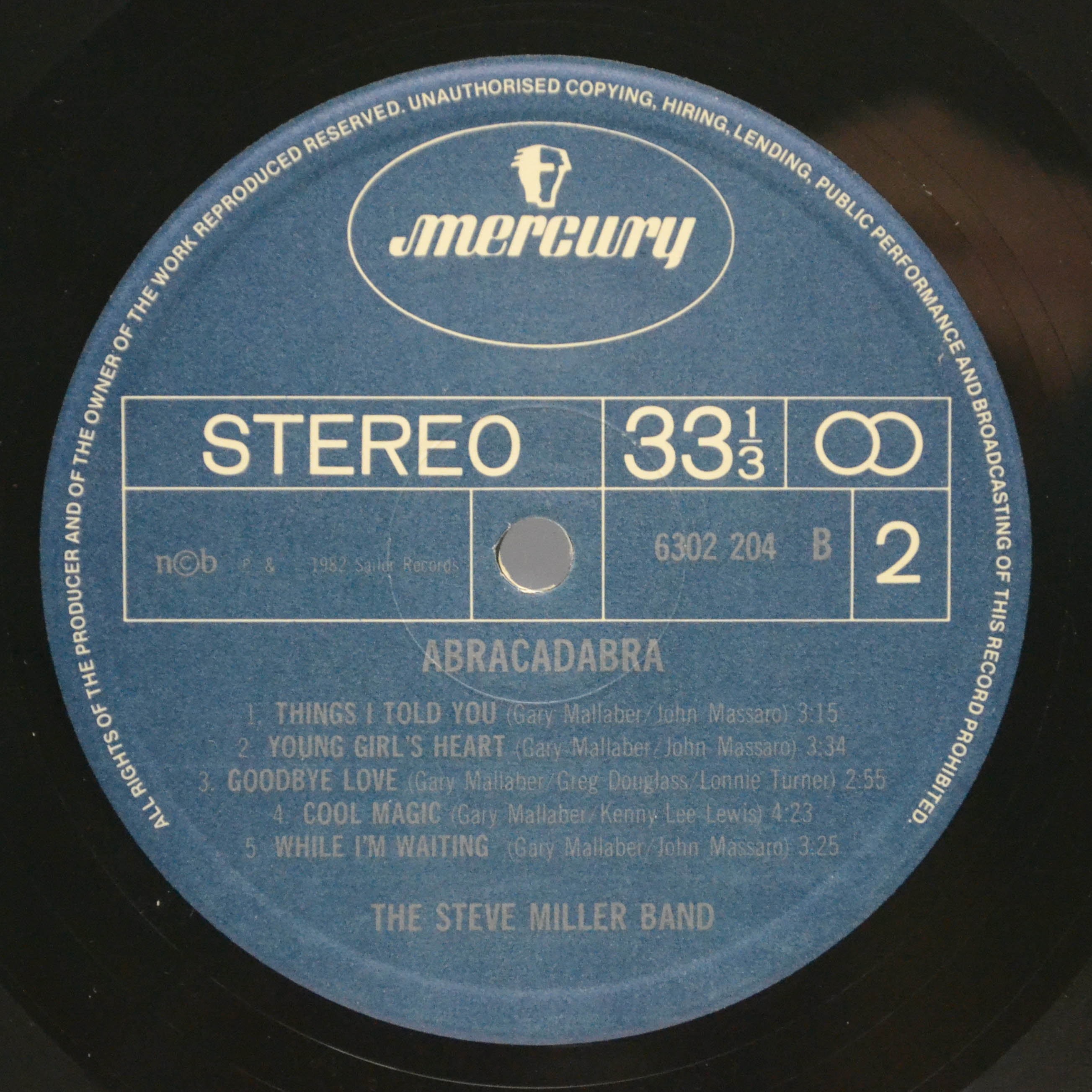 Steve Miller Band — Abracadabra, 1982