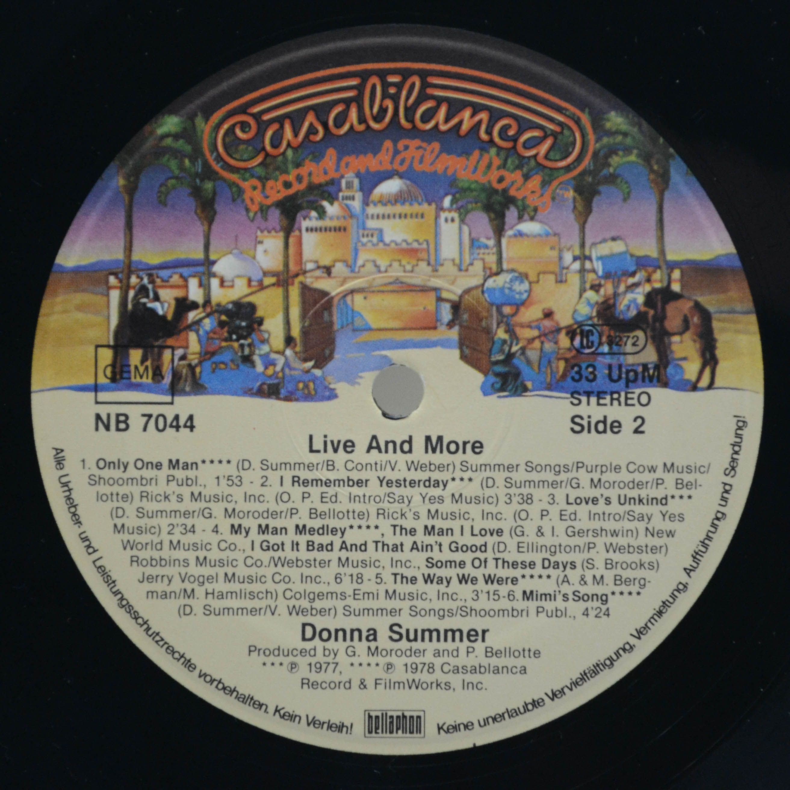 Donna Summer — Live And More (2LP), 1978