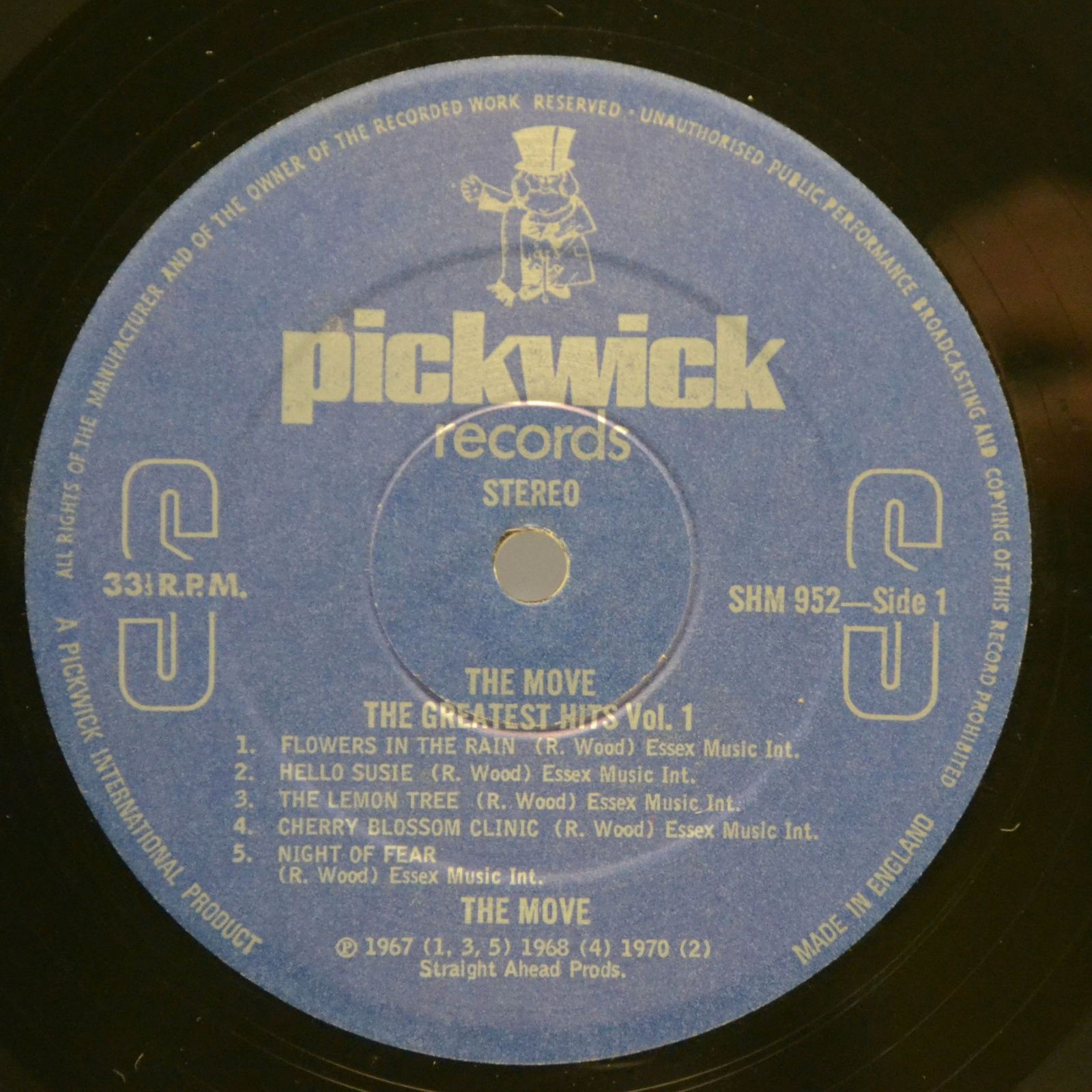 Move — The Greatest Hits Vol. 1 (UK), 1978