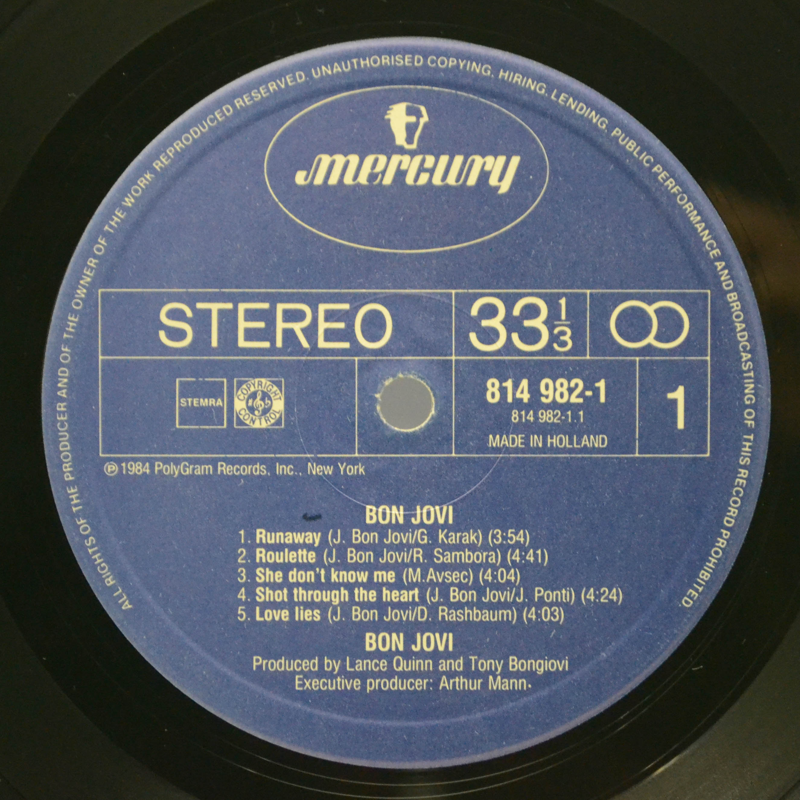 Bon Jovi — Bon Jovi, 1984