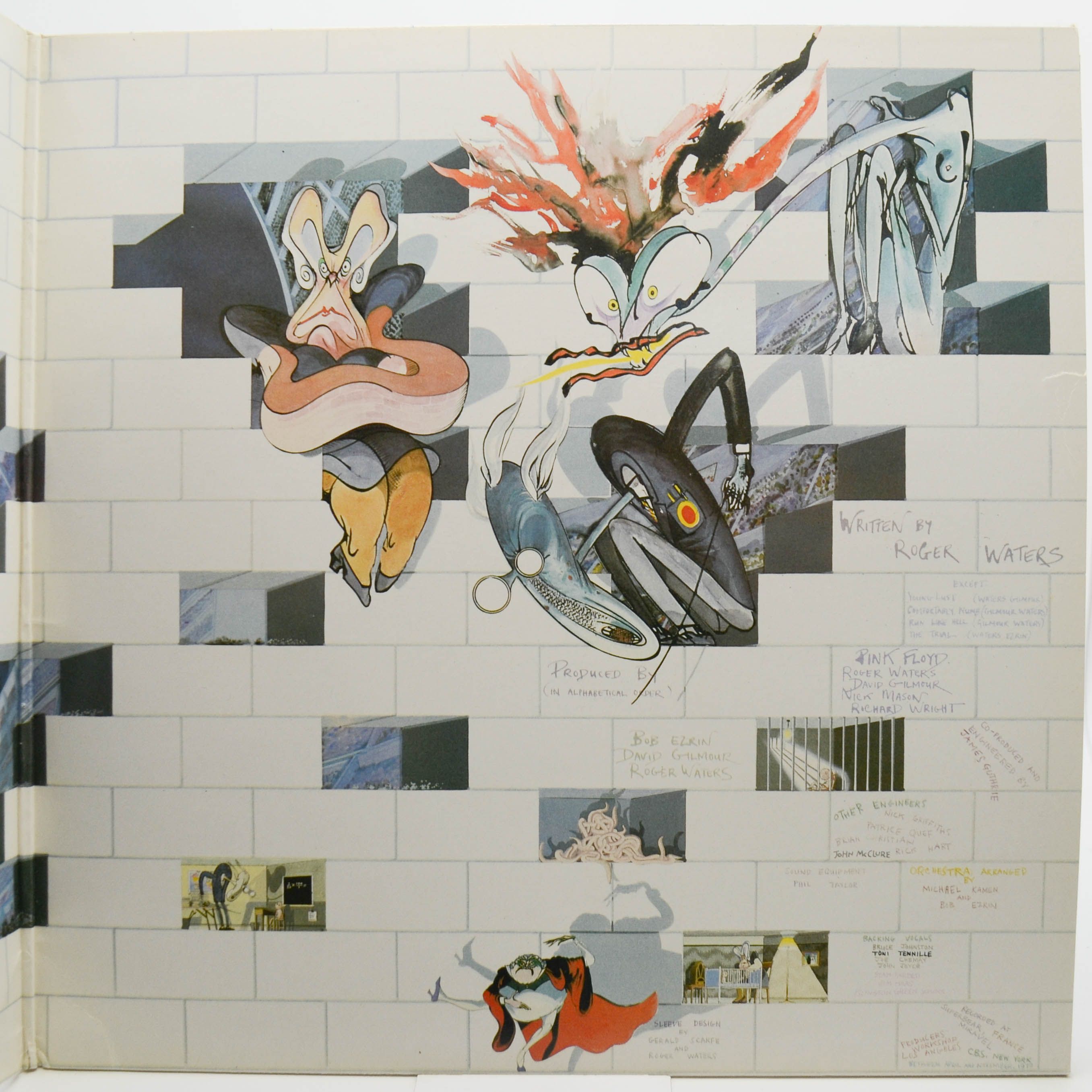 Pink Floyd — The Wall (2LP, UK), 1979