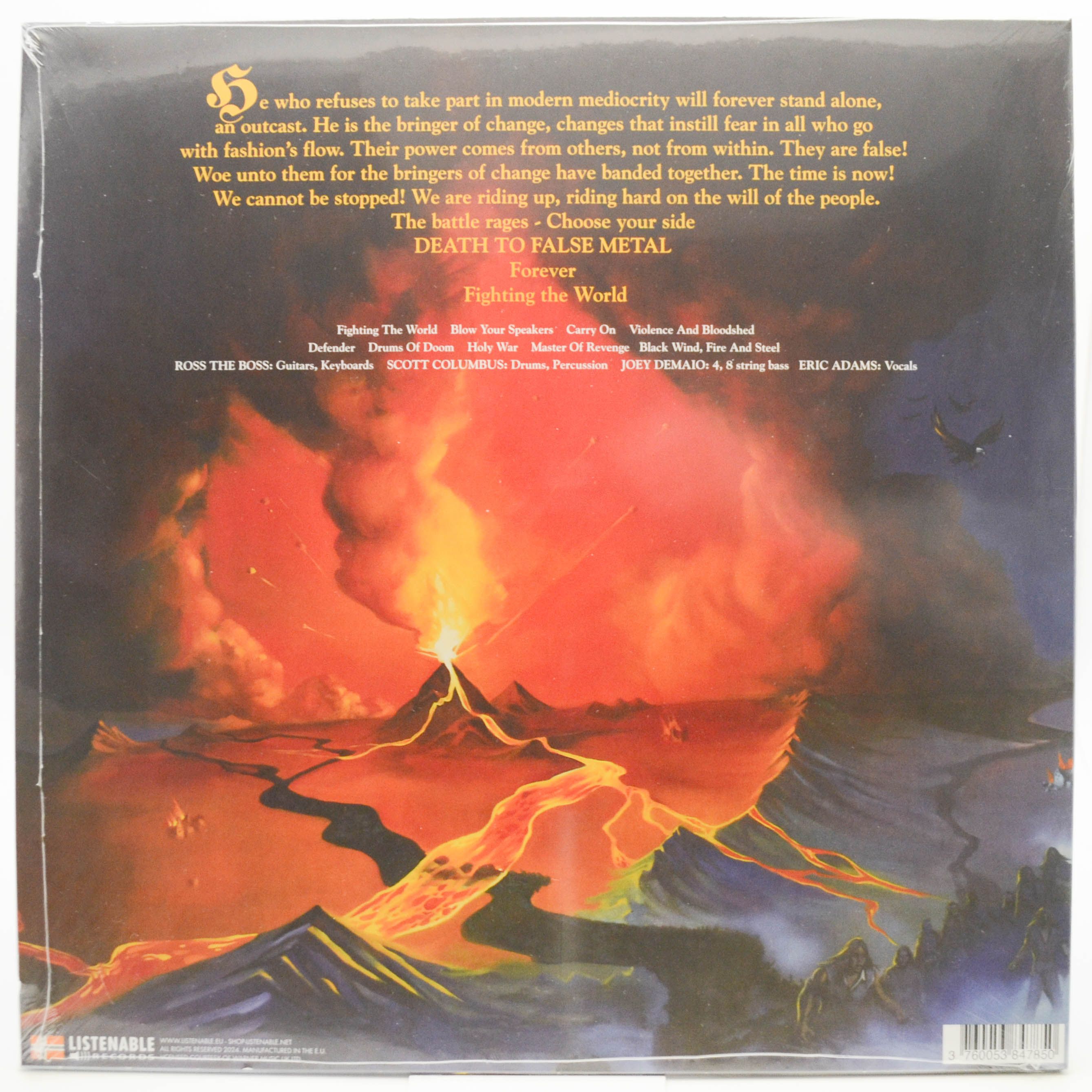 Manowar — Fighting The World, 1987