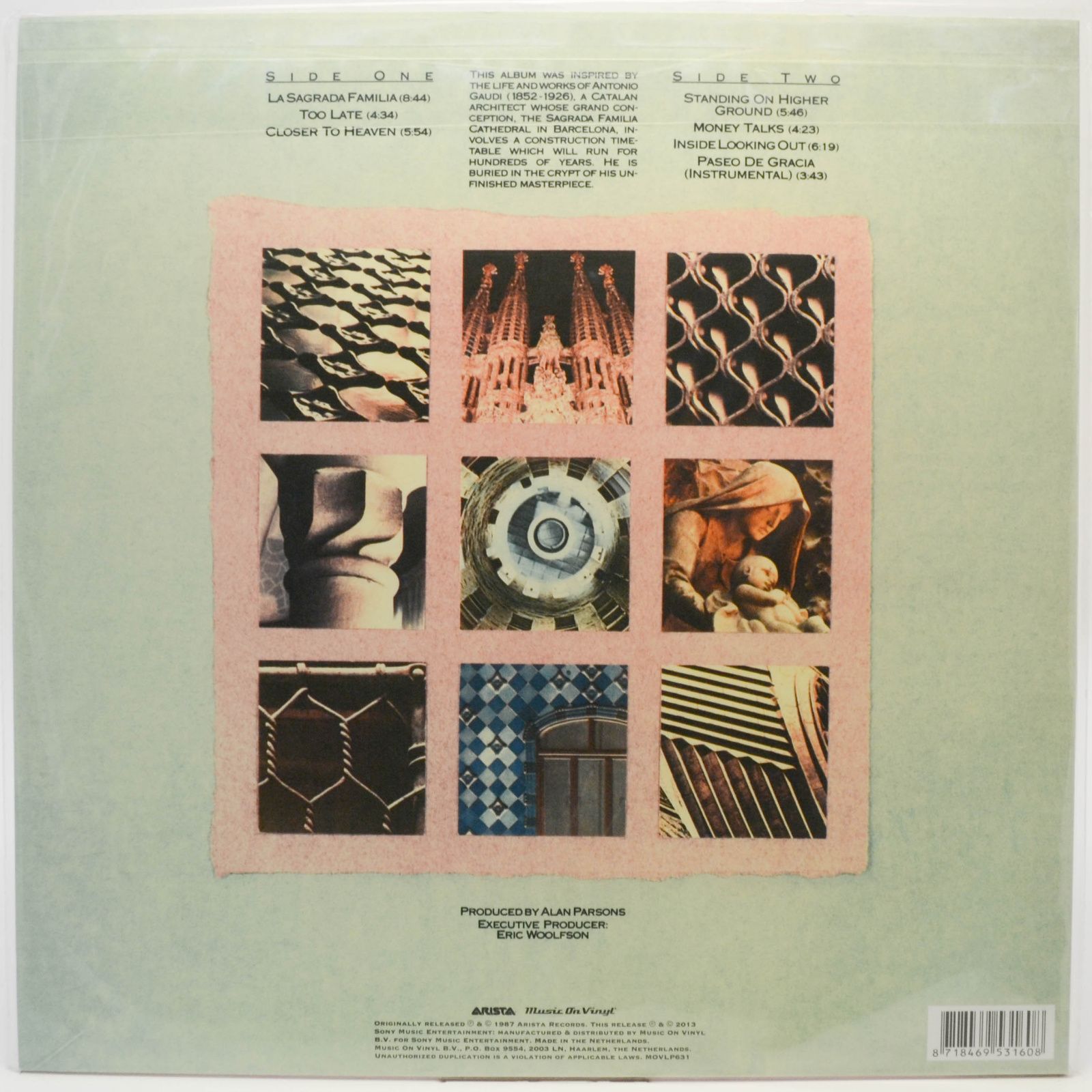 Alan Parsons Project — Gaudi, 1987