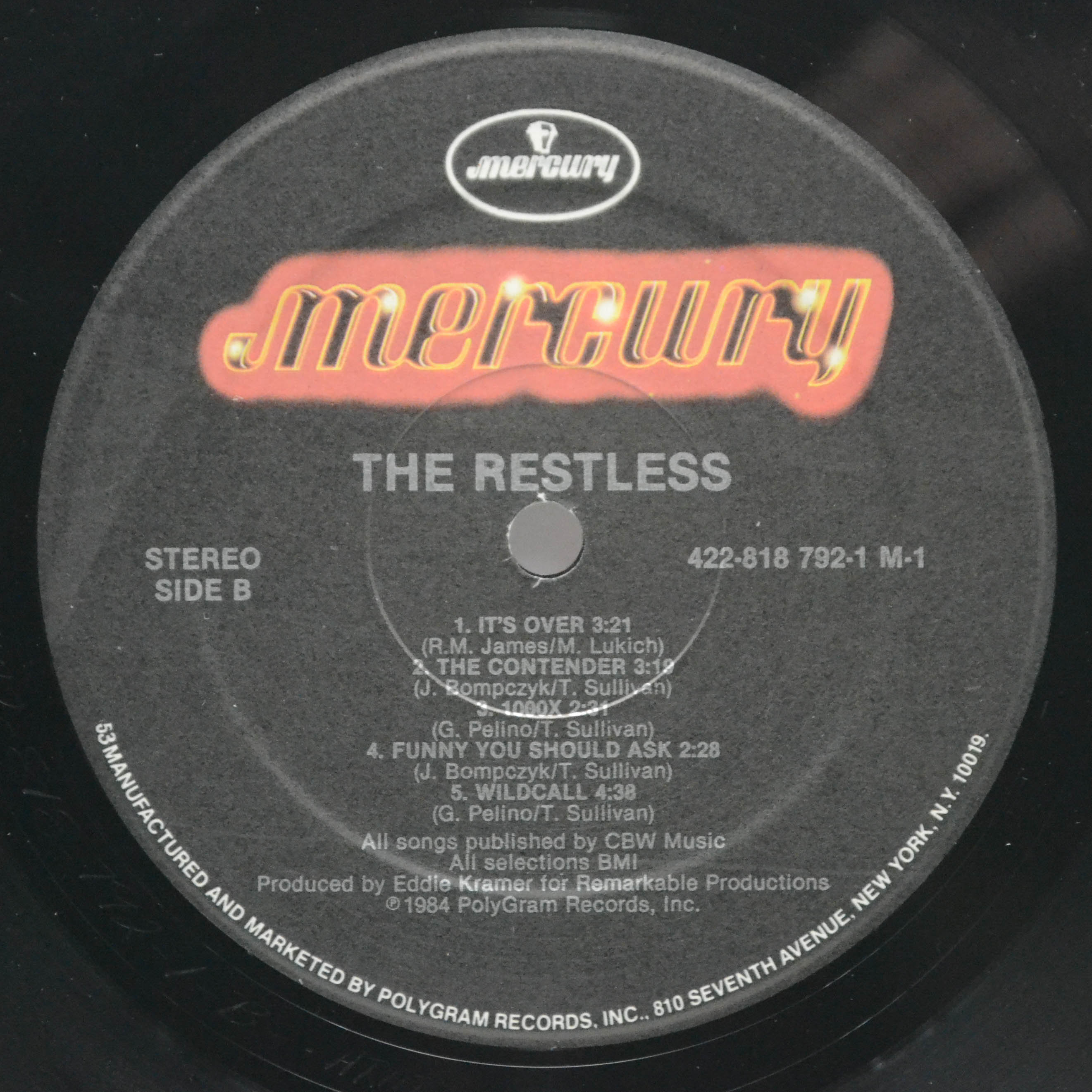 Restless — The Restless (USA), 1984