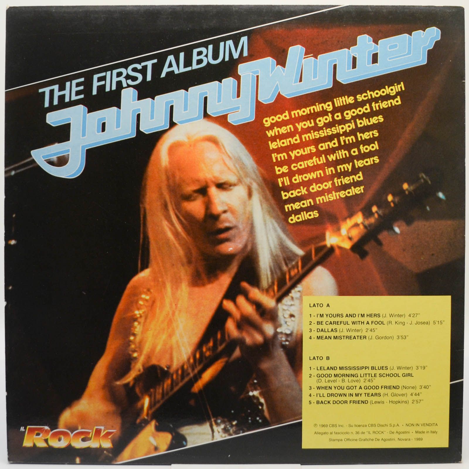 Johnny Winter — The First Album, 1969