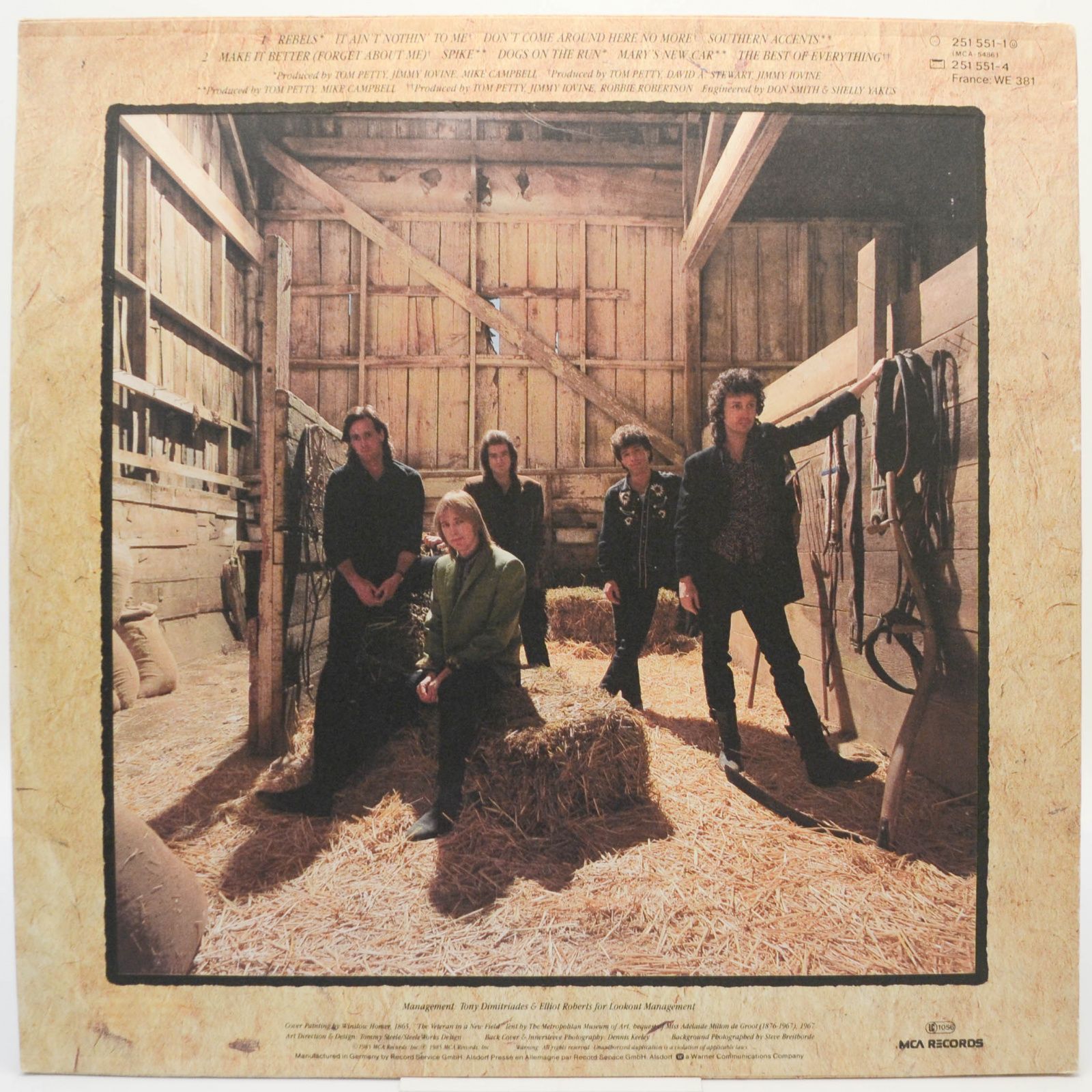 Tom Petty And The Heartbreakers — Southern Accents, 1985