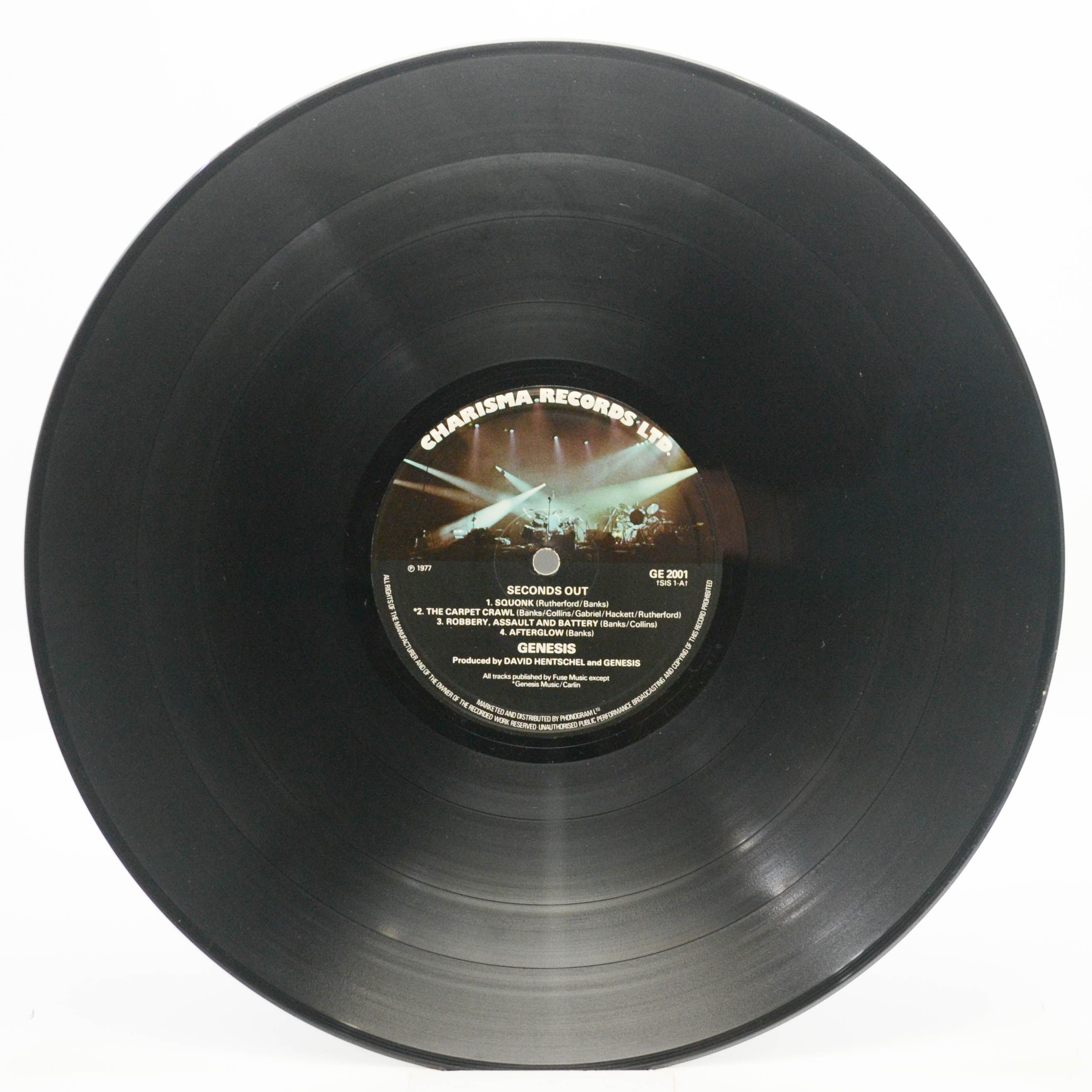 Genesis — Seconds Out (2LP, 1-st UK), 1977