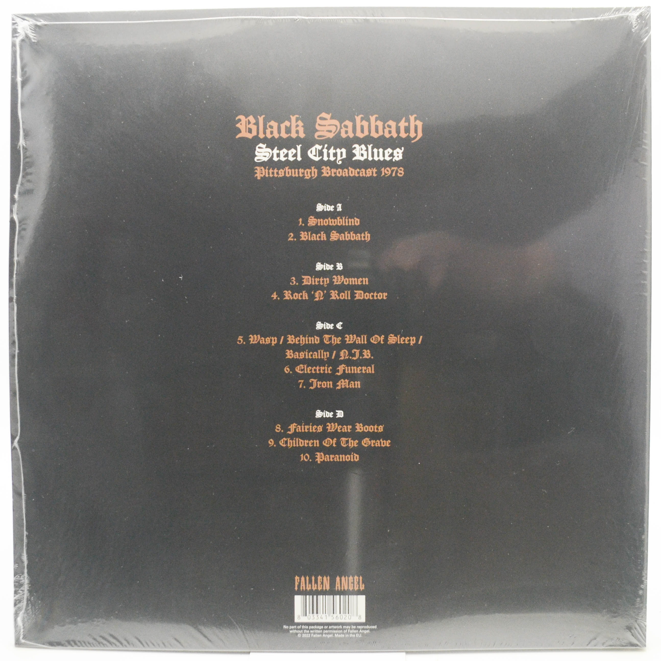 Black Sabbath — Steel City Blues (2LP), 2023