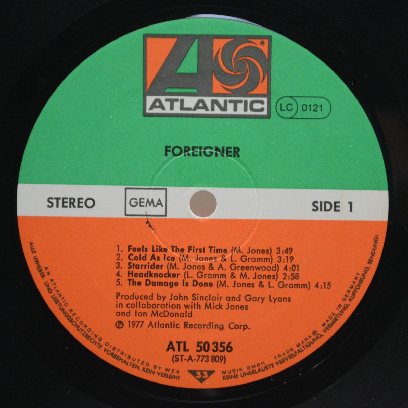 Foreigner — Foreigner, 1977