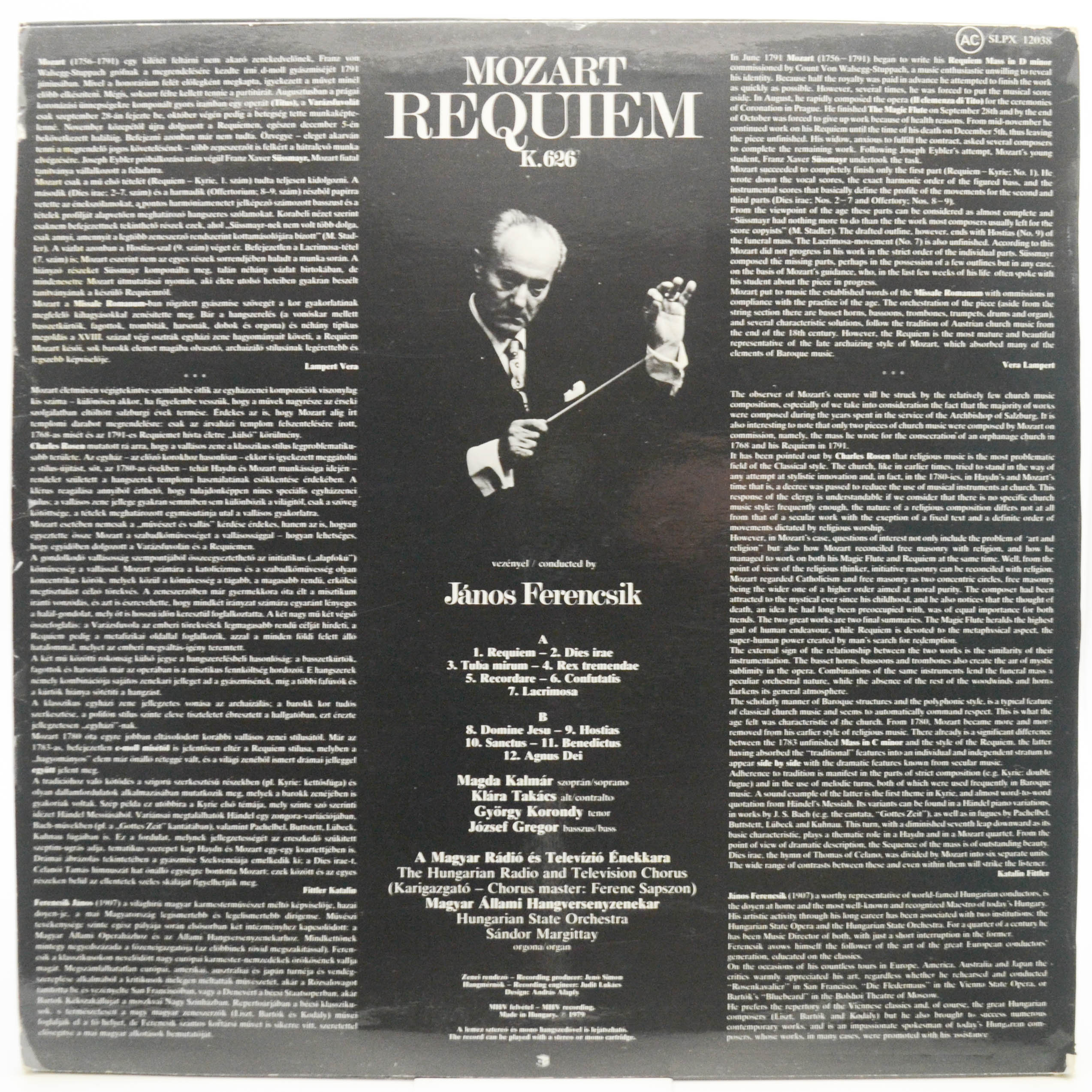 Mozart, János Ferencsik — Requiem, 1979