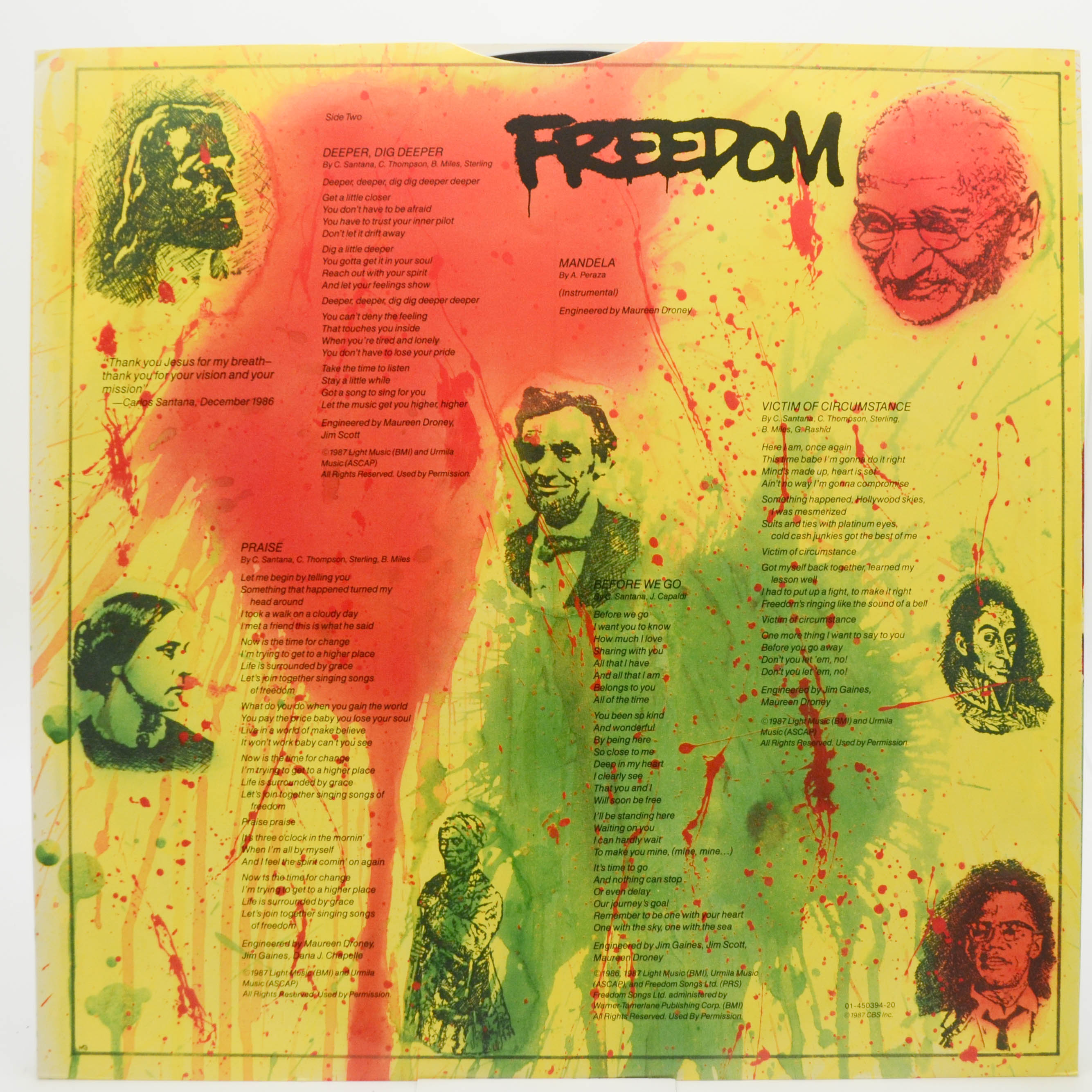 Santana — Freedom, 1987