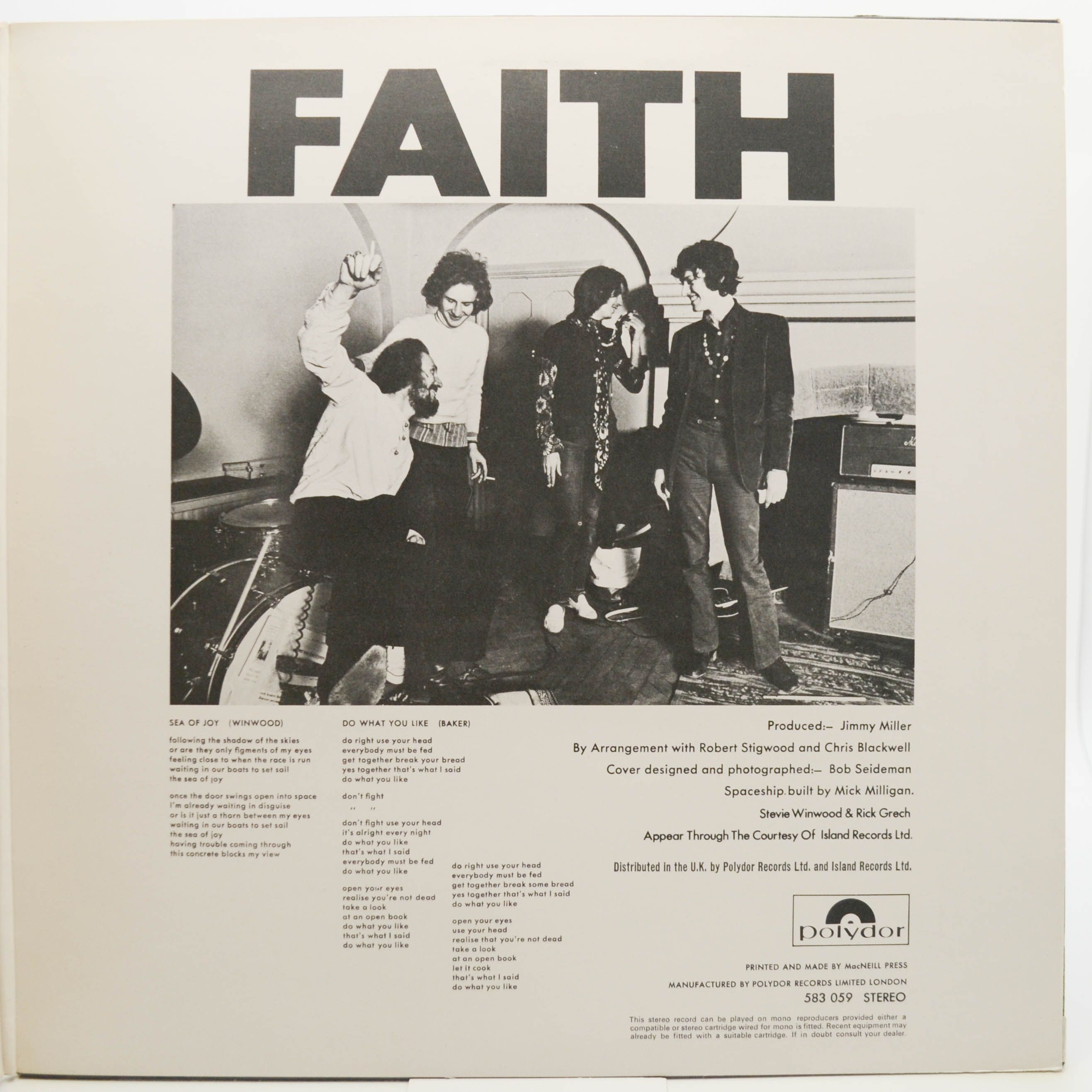 Blind Faith — Blind Faith (UK), 1969