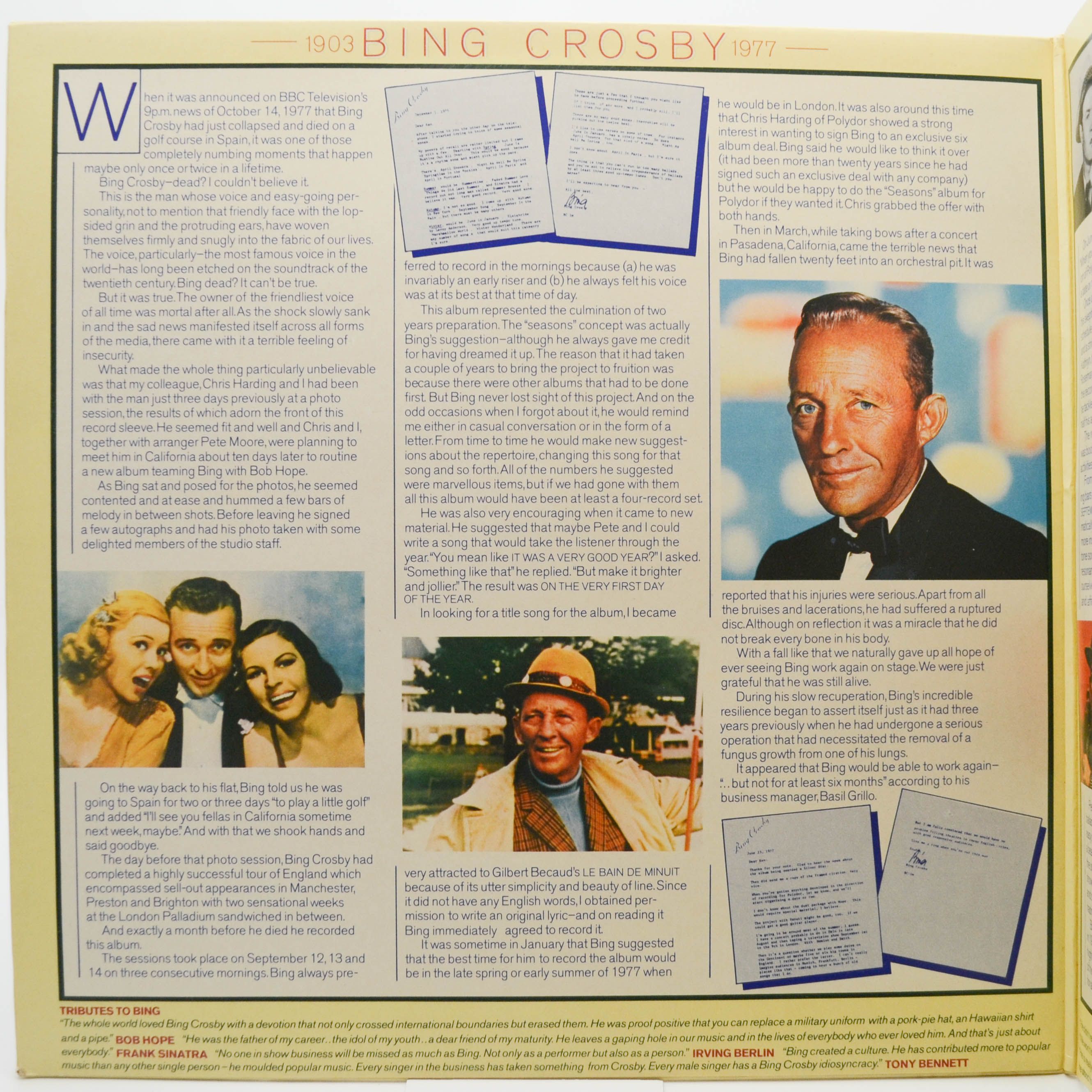 Bing Crosby — Seasons (UK), 1977