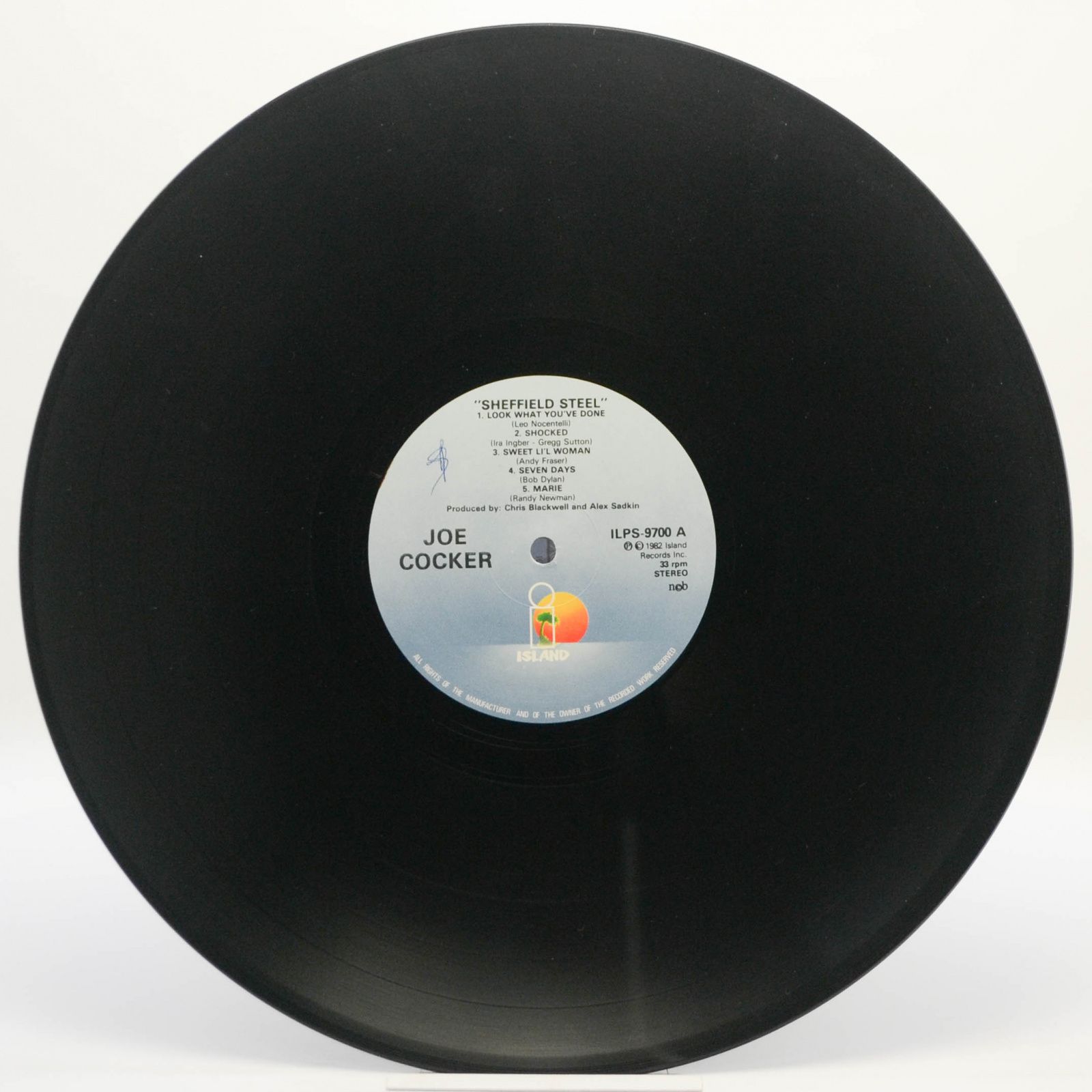 Joe Cocker — Sheffield Steel, 1982