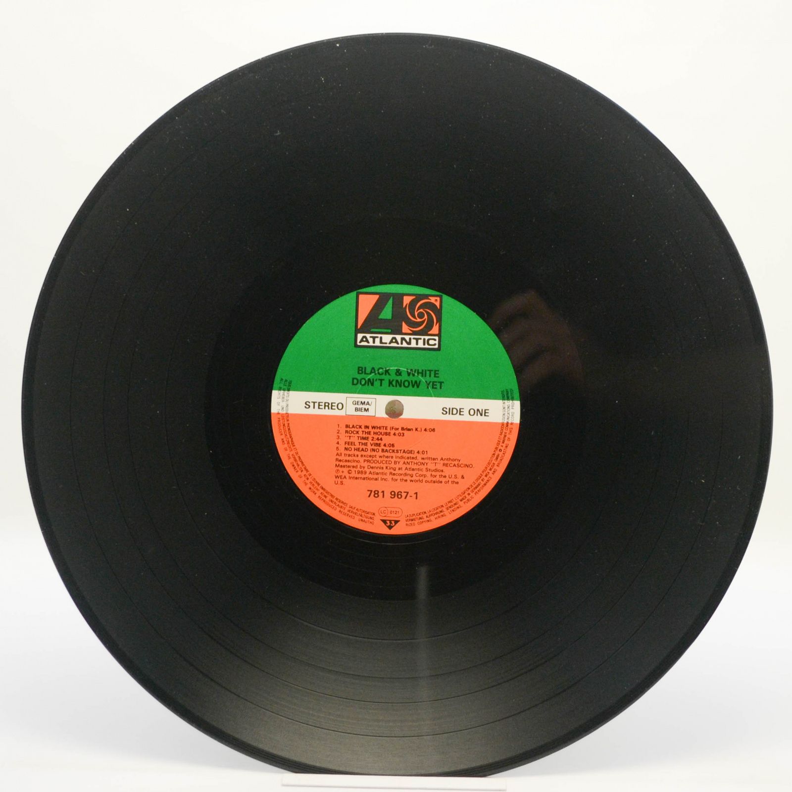 Black & White — Don't Know Yet, 1989