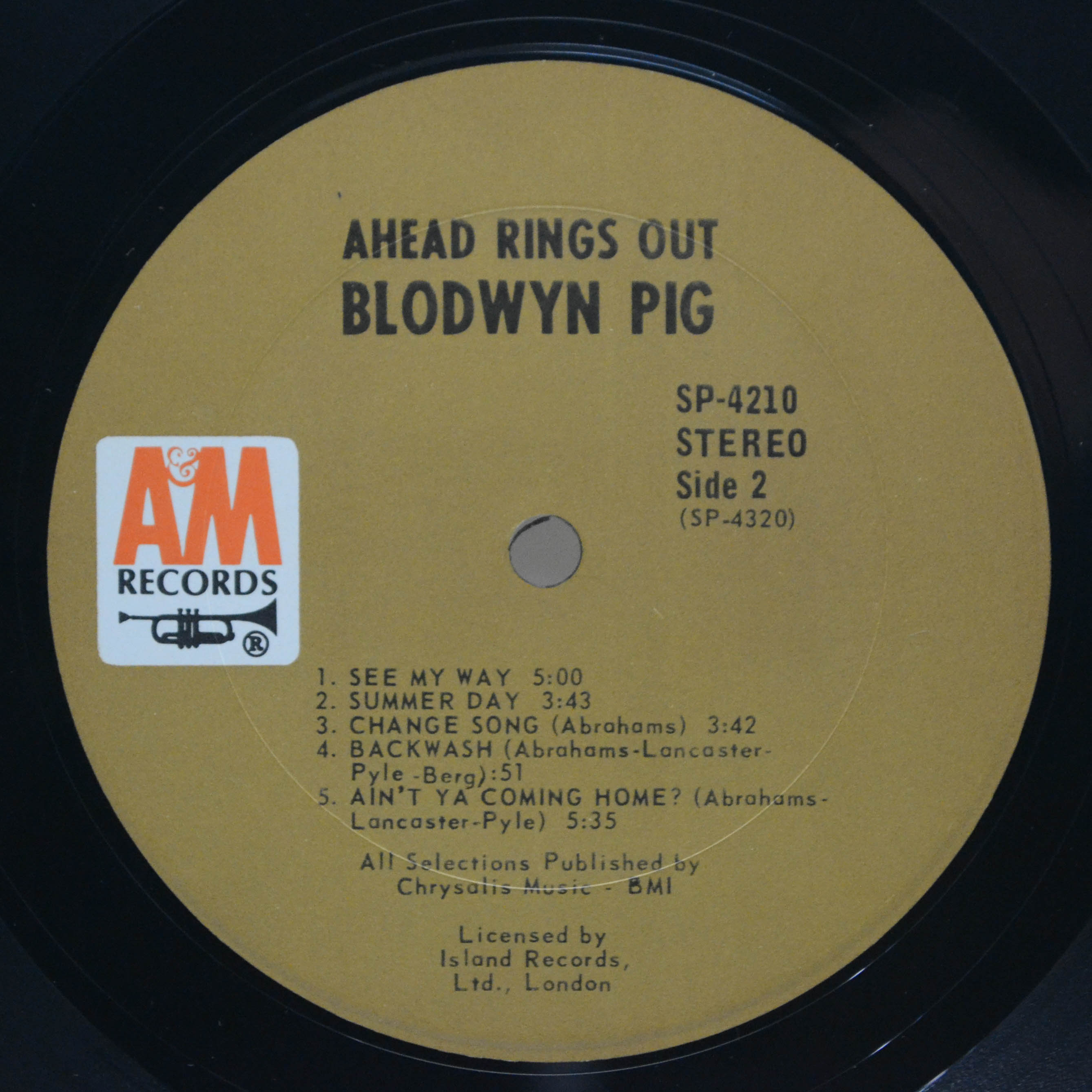 Blodwyn Pig — Ahead Rings Out (USA), 1969