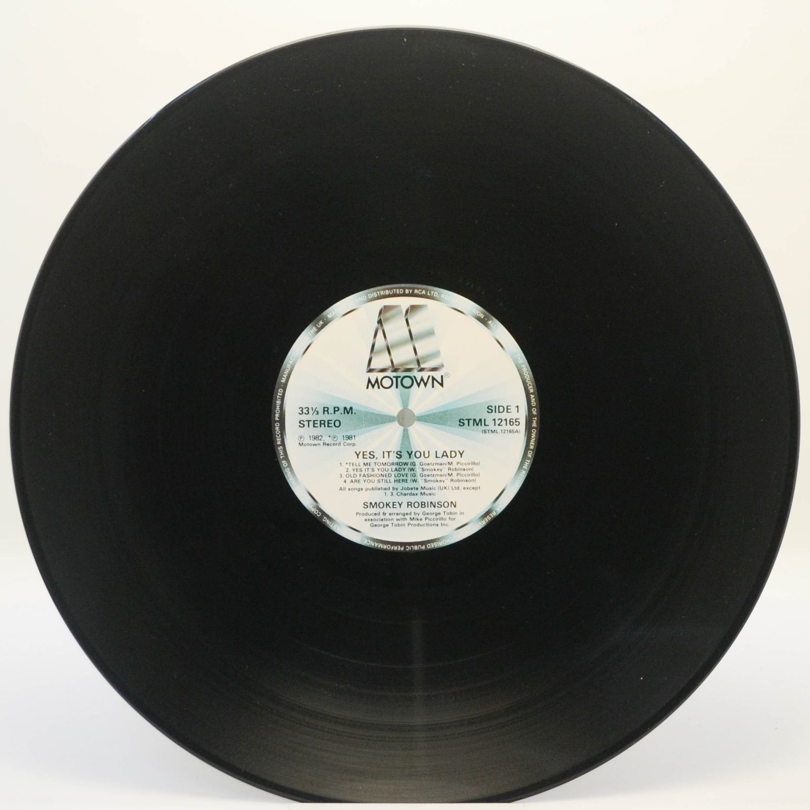 Smokey Robinson — Yes It's You Lady, 1982