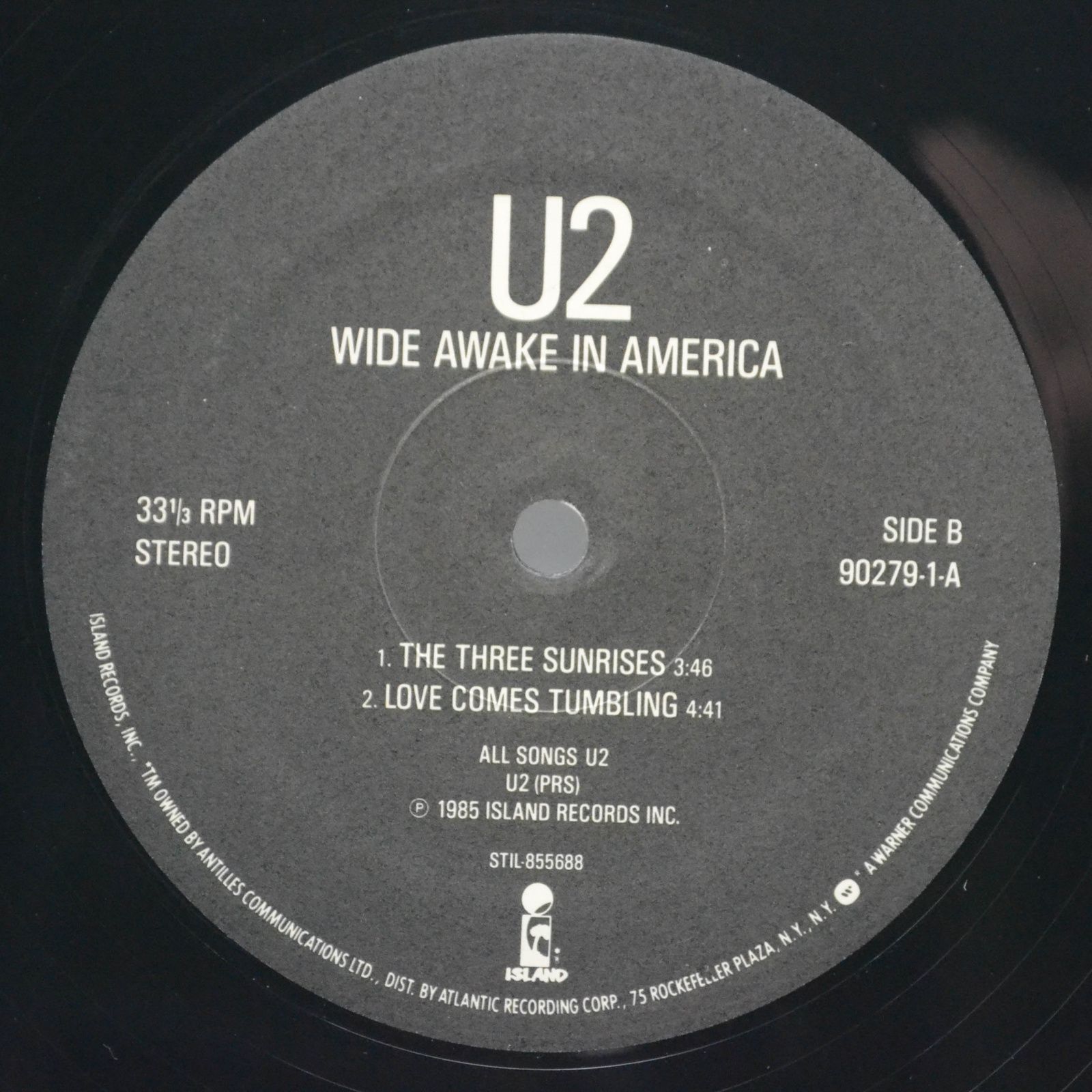U2 — Wide Awake In America (USA), 1985