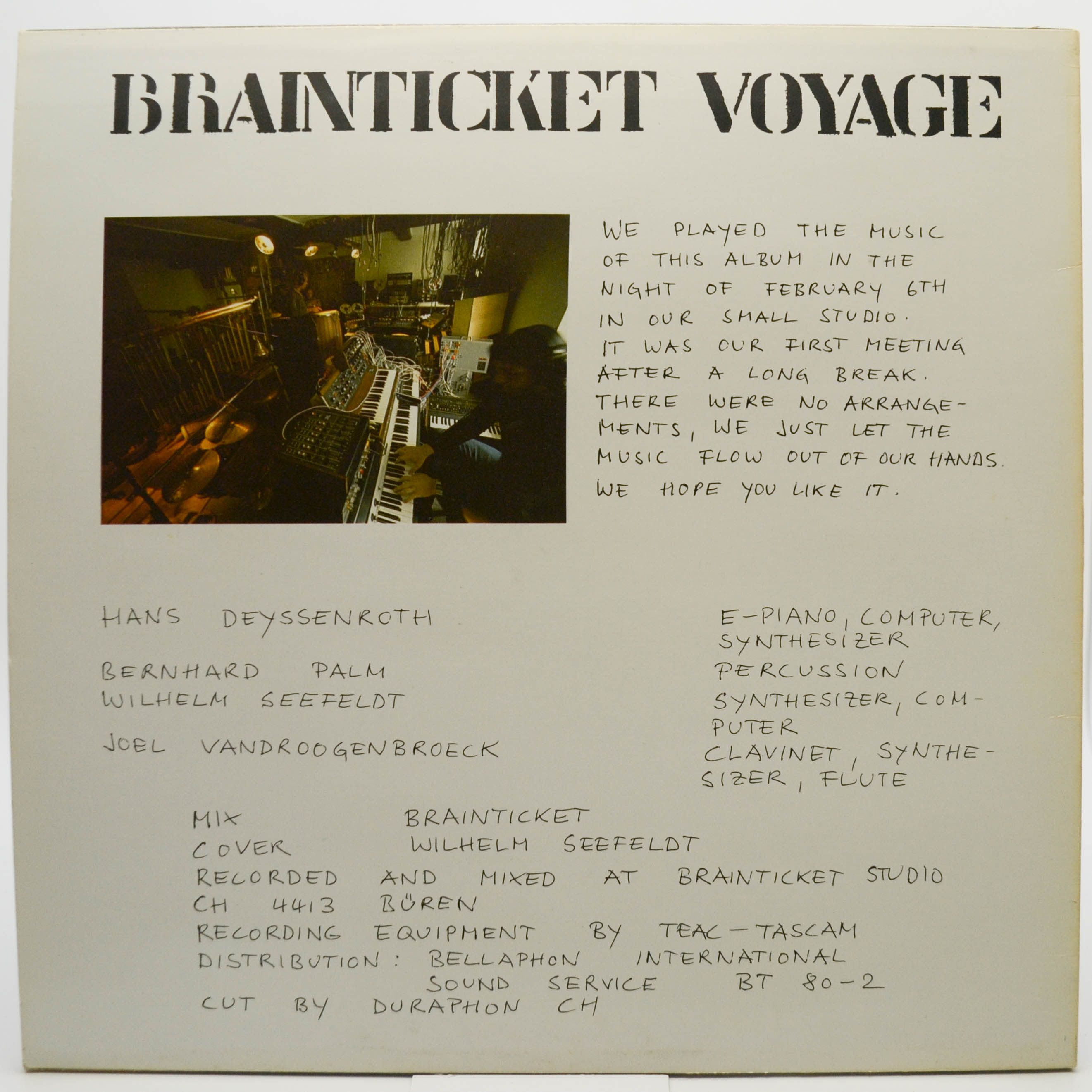 Brainticket — Voyage, 1982