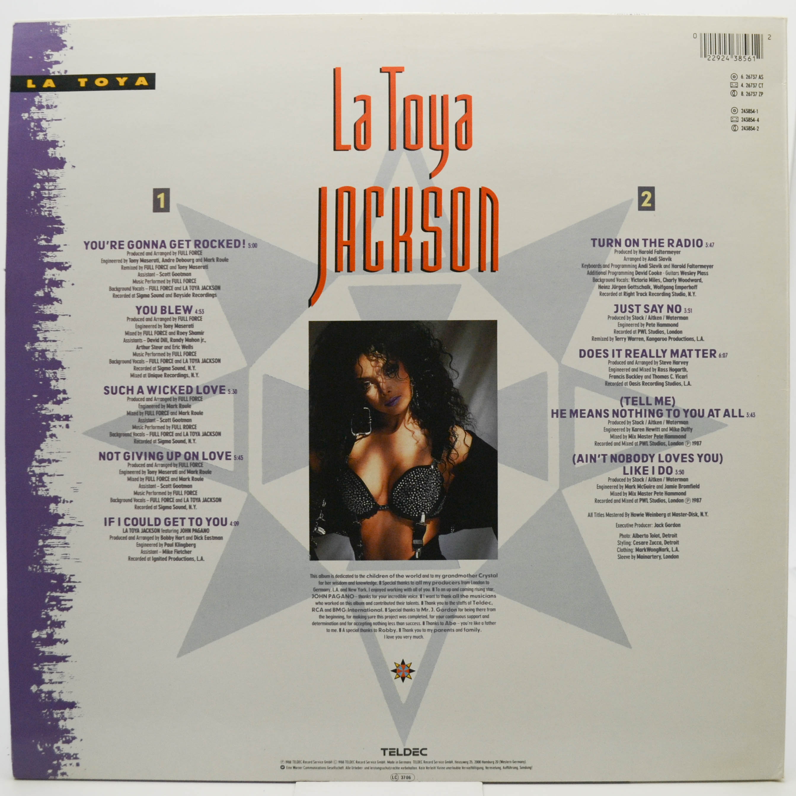 La Toya Jackson — La Toya, 1988
