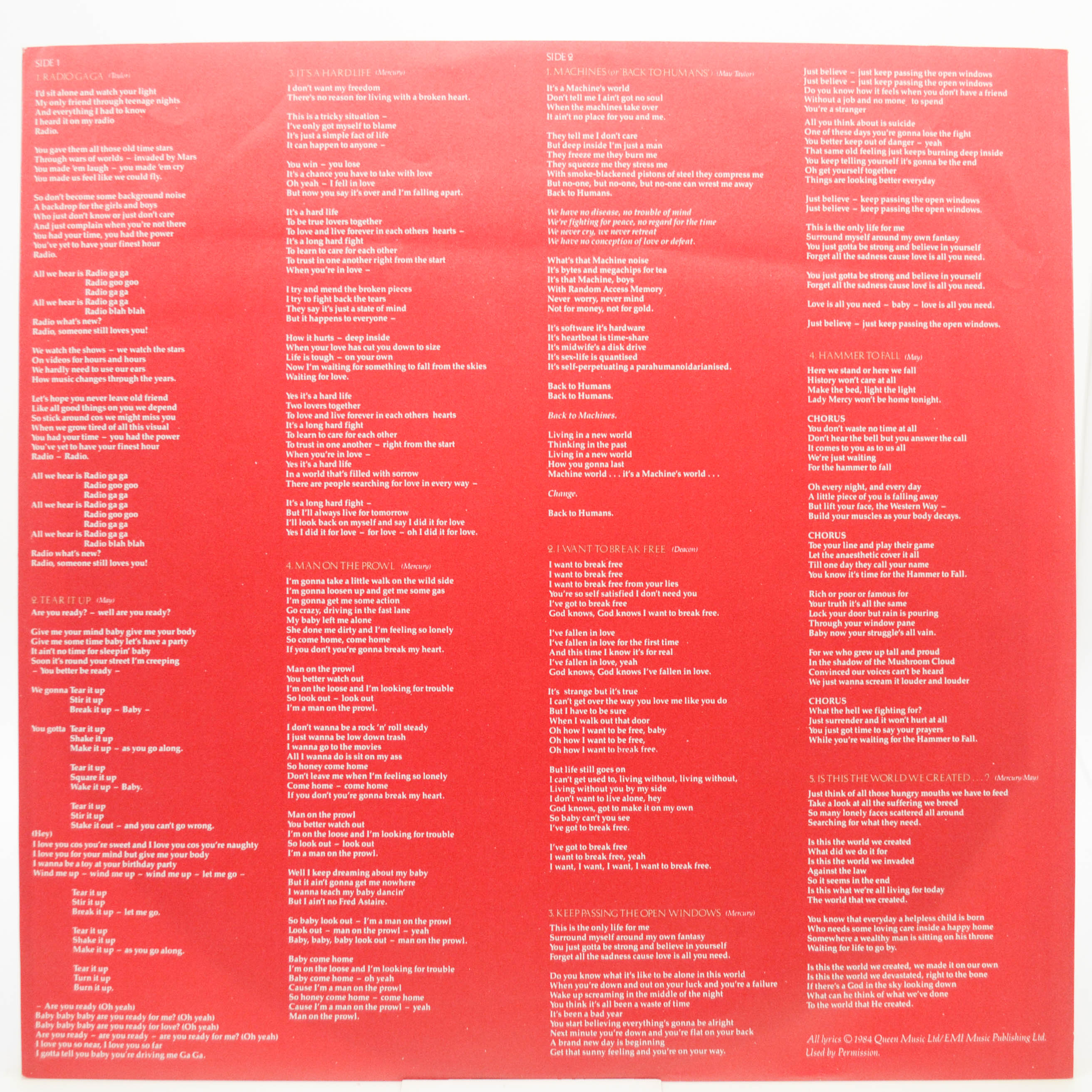 Queen — The Works, 1984