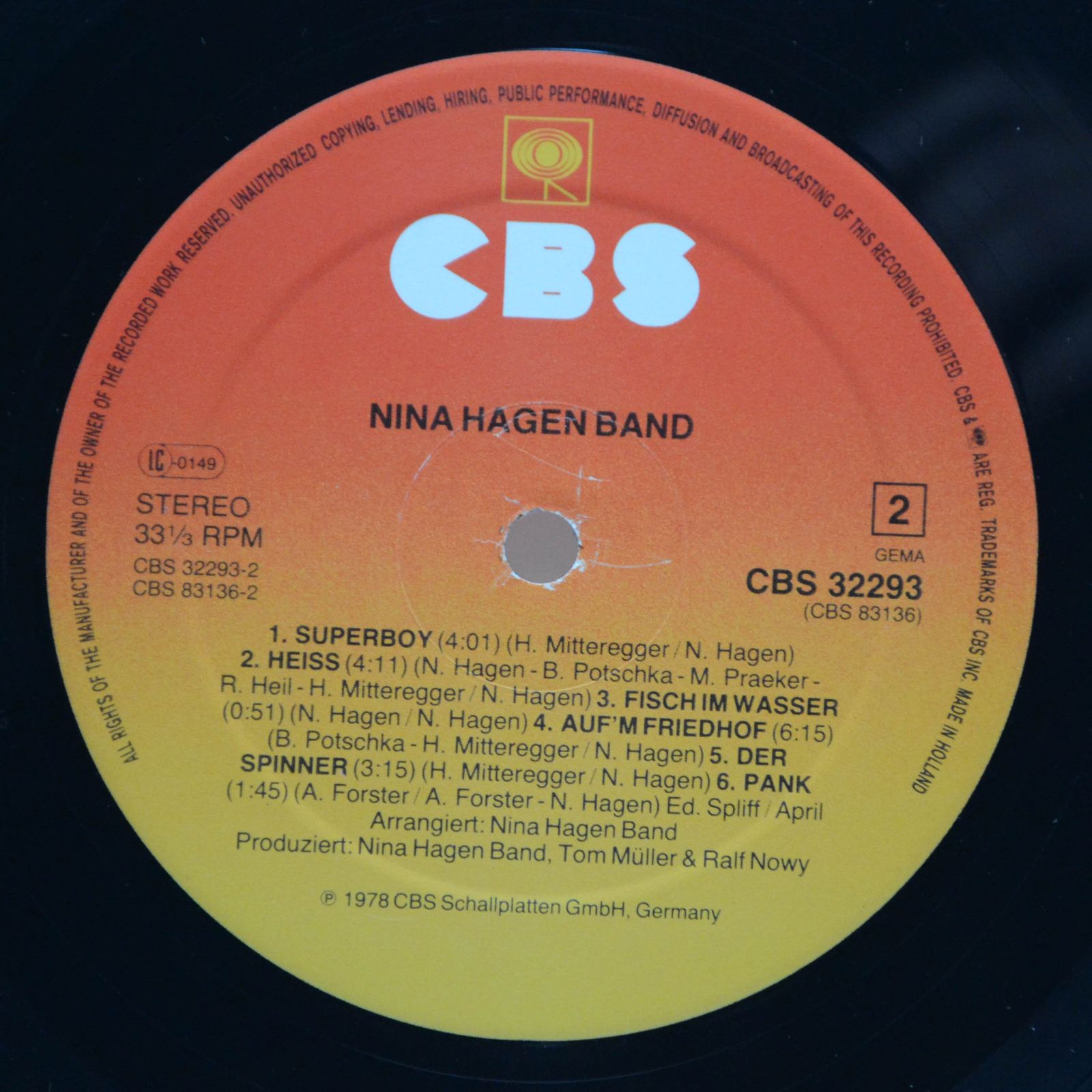 Nina Hagen Band — Nina Hagen Band, 1978