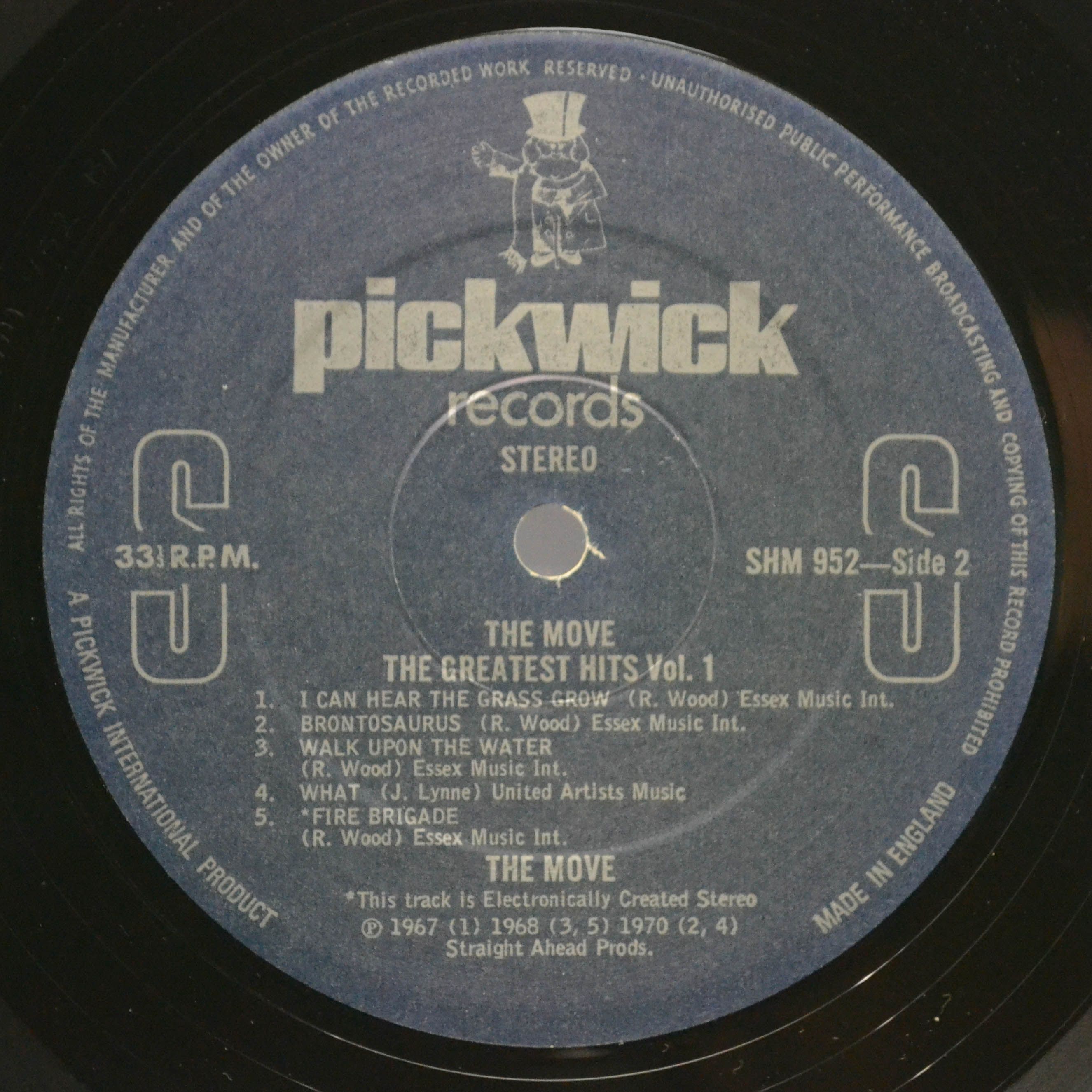 Move — The Greatest Hits Vol. 1 (UK), 1978