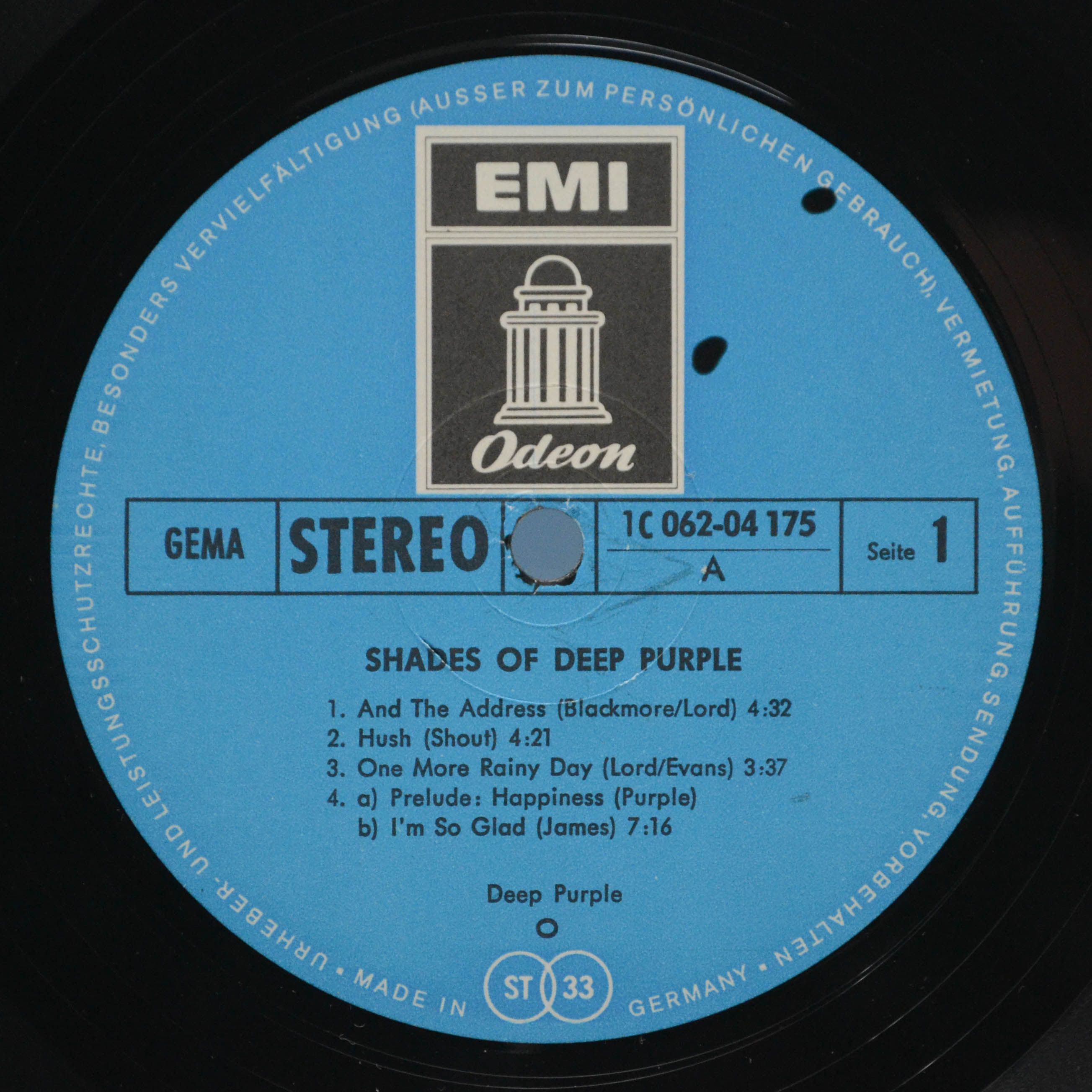 Deep Purple — Shades Of Deep Purple, 1968