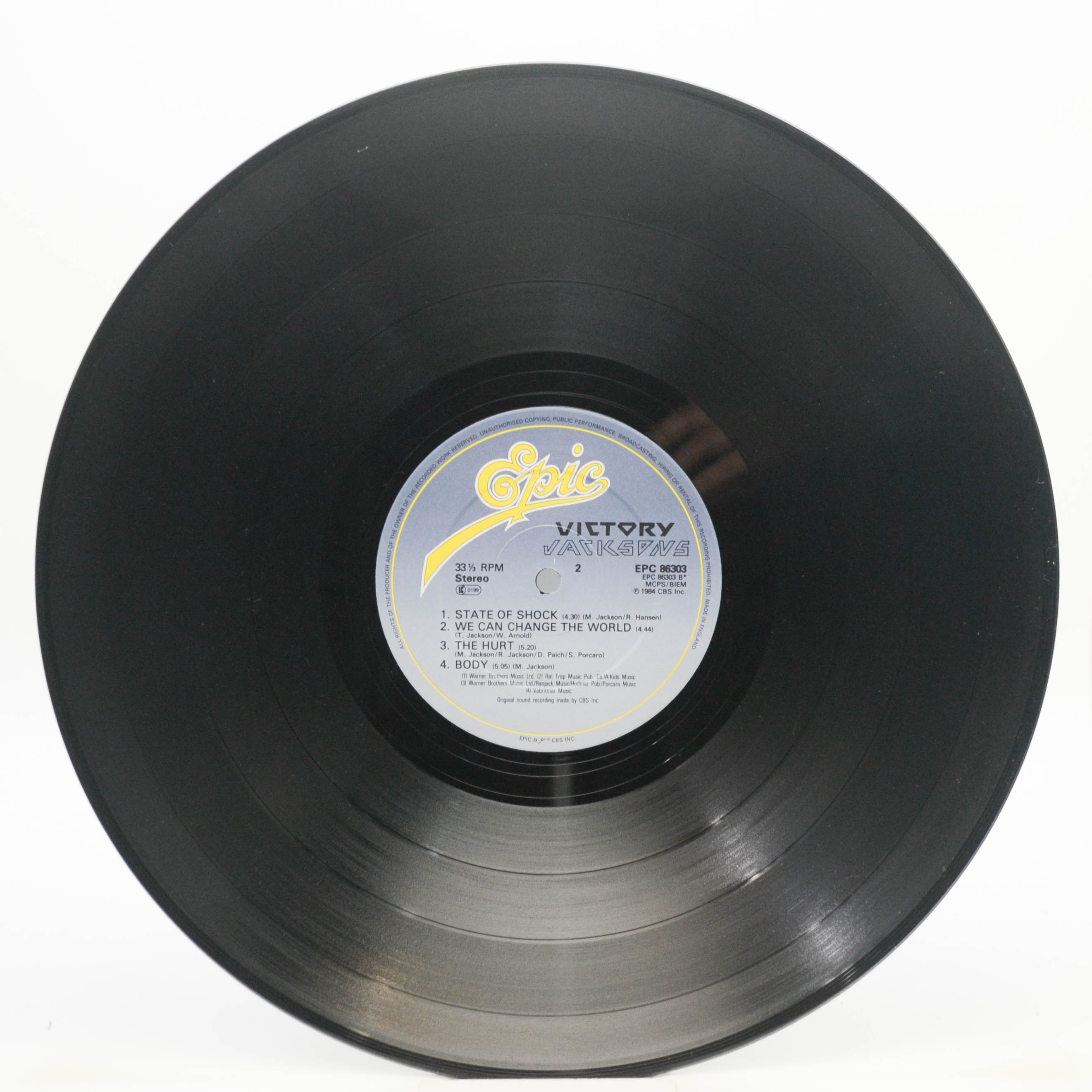 Jacksons — Victory (UK), 1984