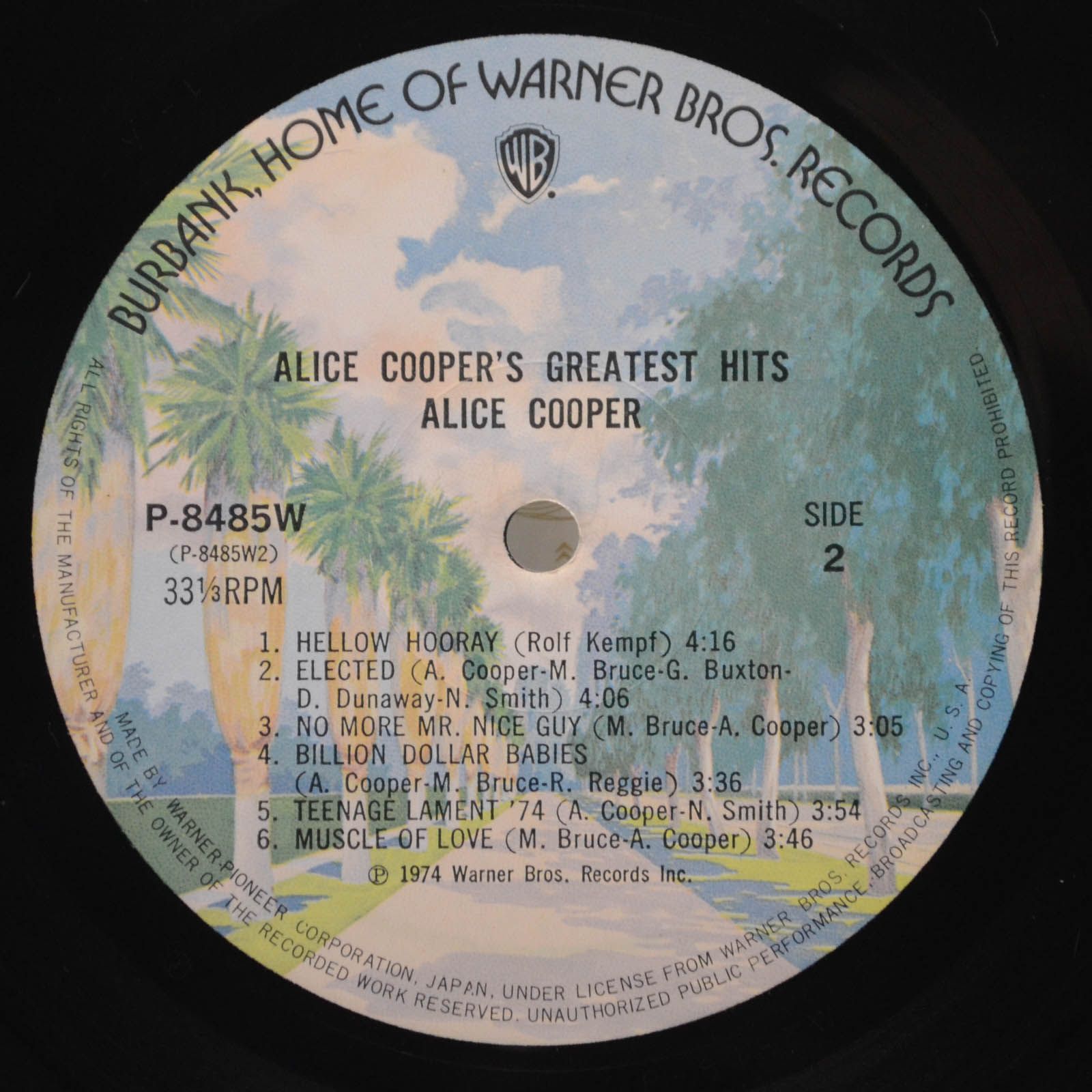 Alice Cooper — Alice Cooper's Greatest Hits, 1974