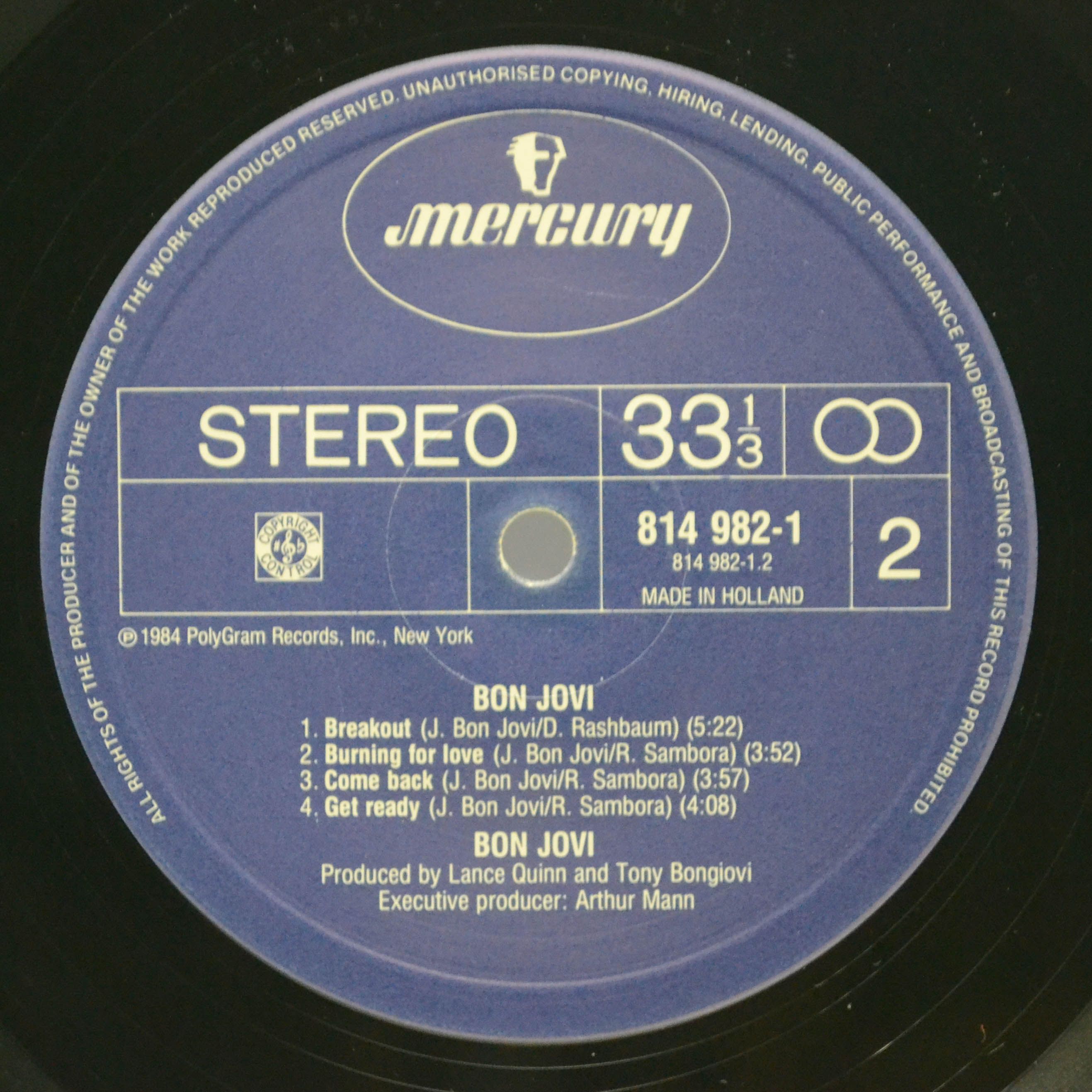 Bon Jovi — Bon Jovi, 1984