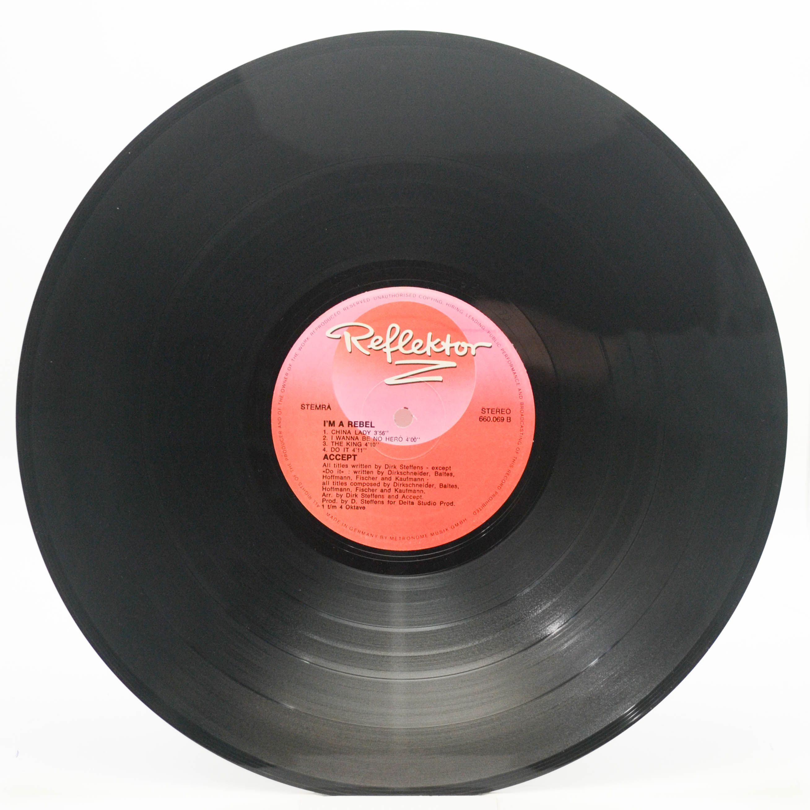 Accept — I'm A Rebel, 1980