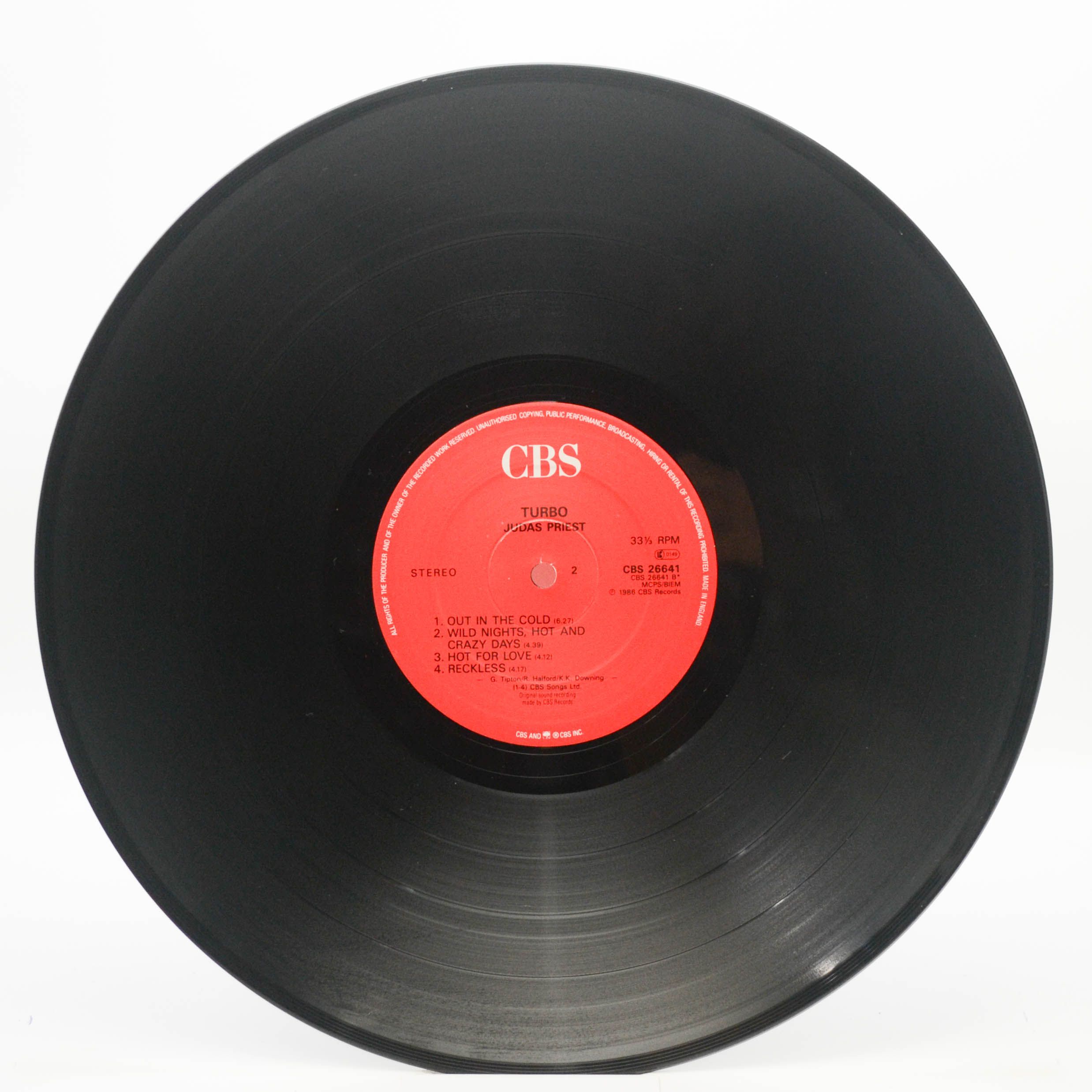 Judas Priest — Turbo (1-st, UK), 1986