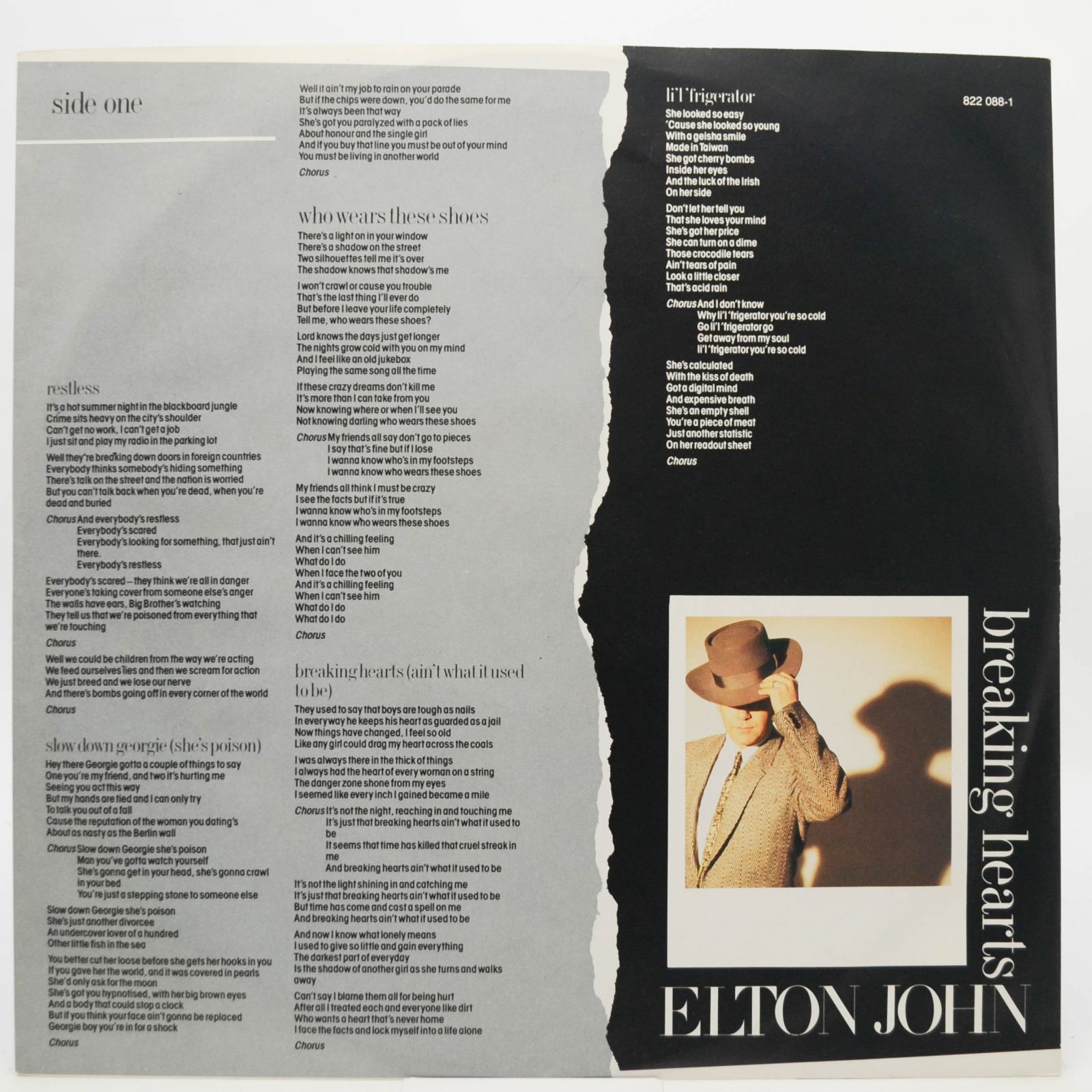 Elton John — Breaking Hearts, 1984