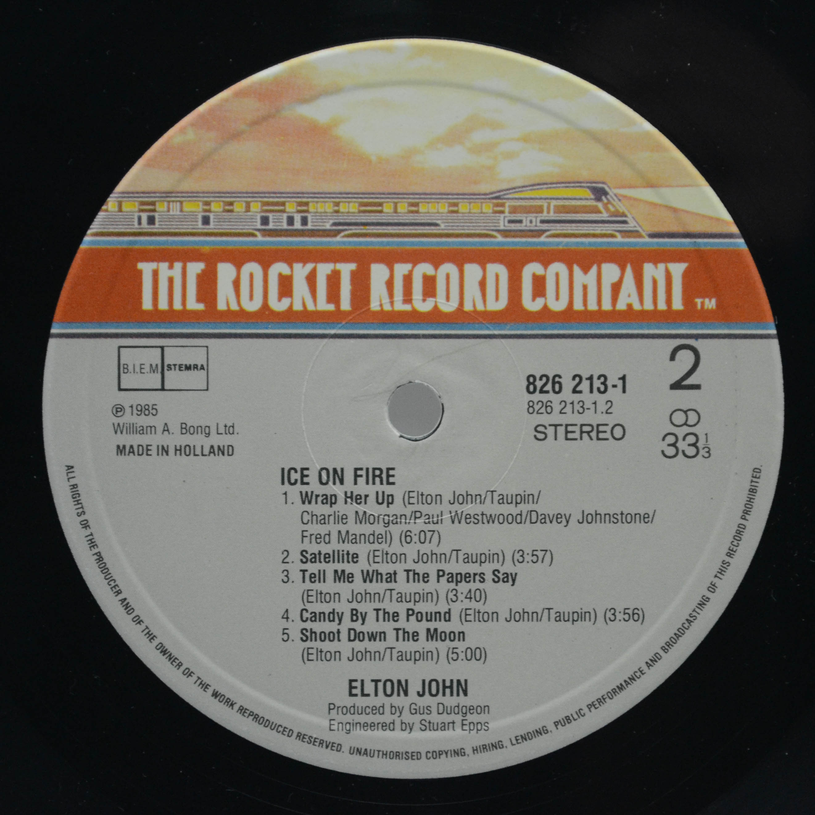 Elton John — Ice On Fire, 1985