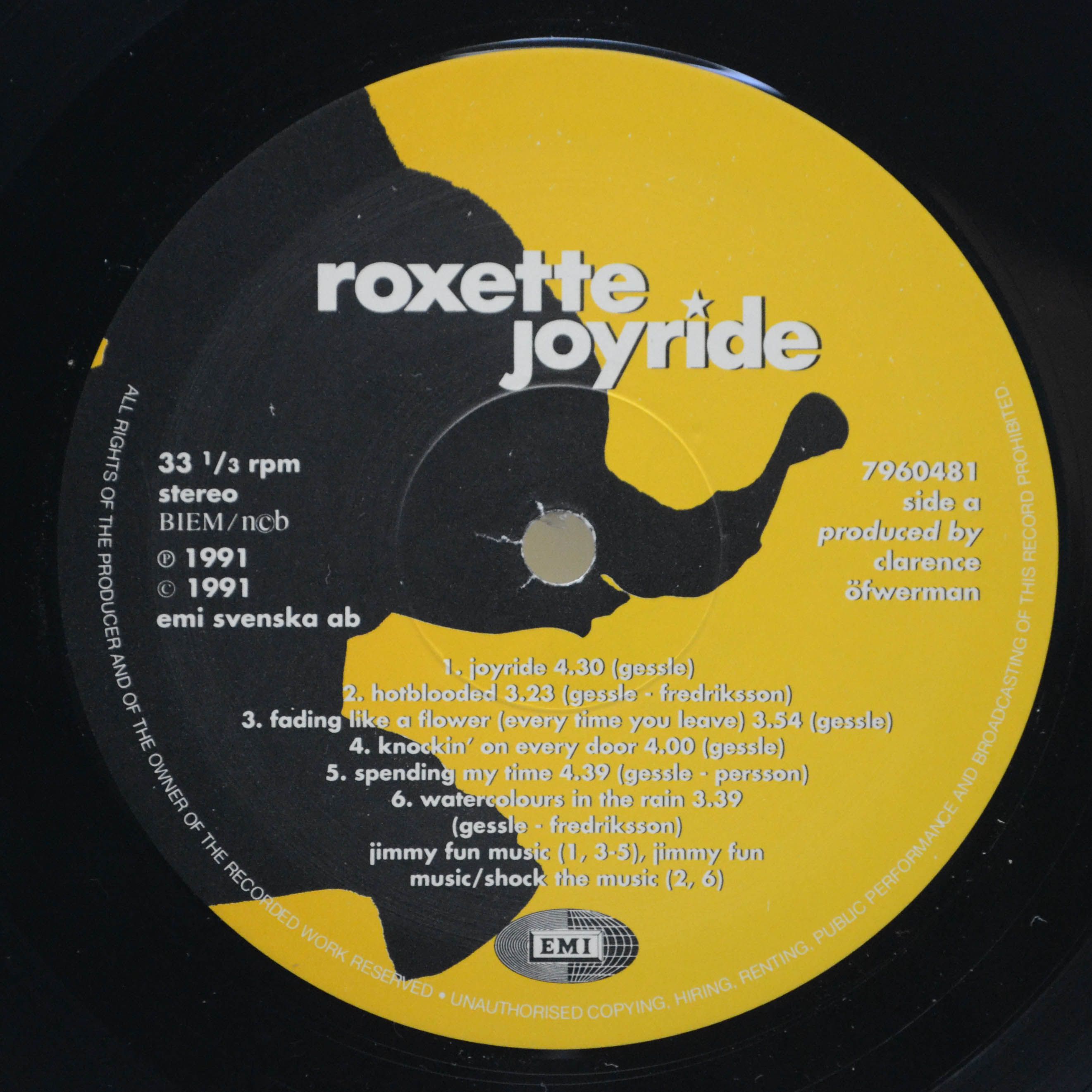 Roxette — Joyride (Sweden), 1991