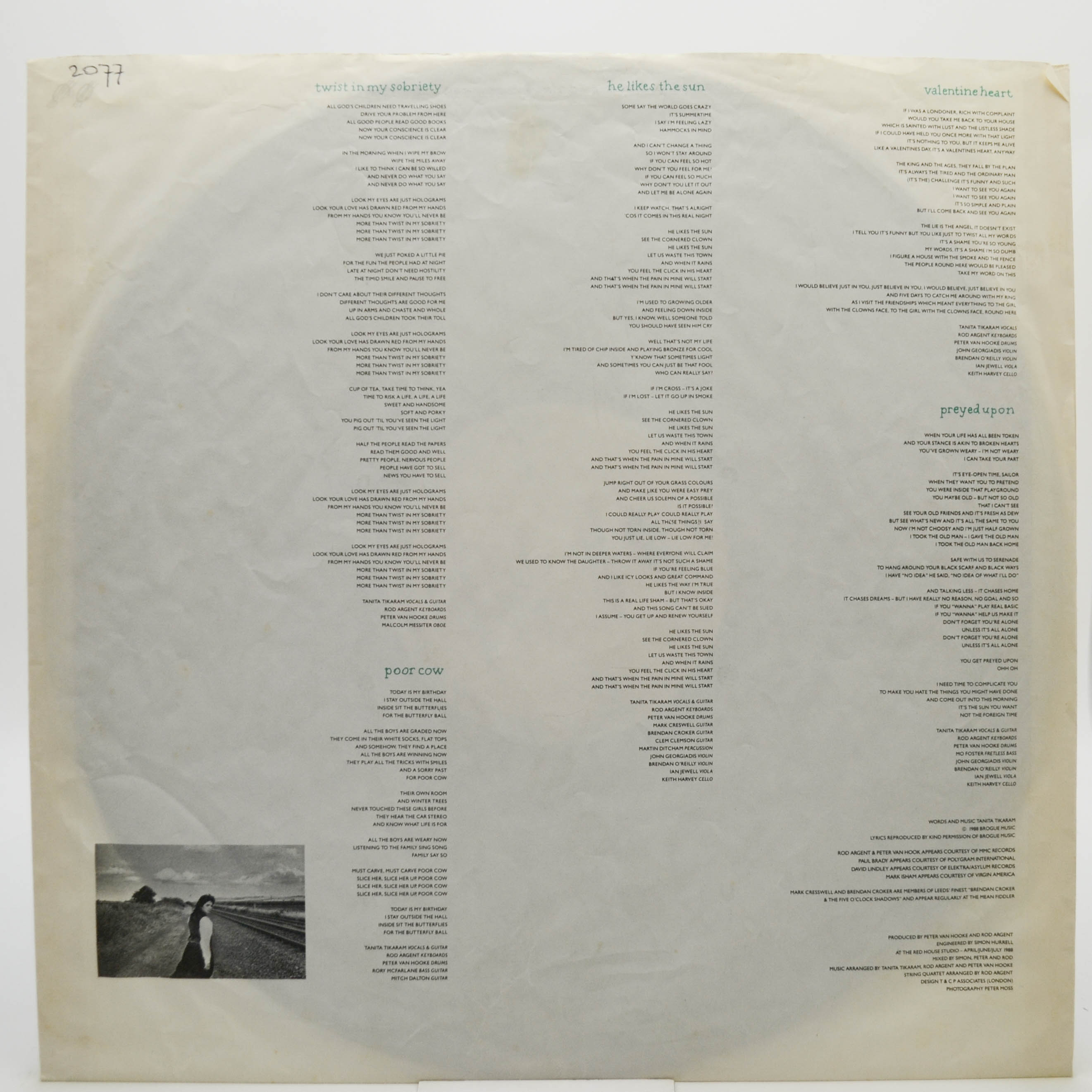 Tanita Tikaram — Ancient Heart, 1988