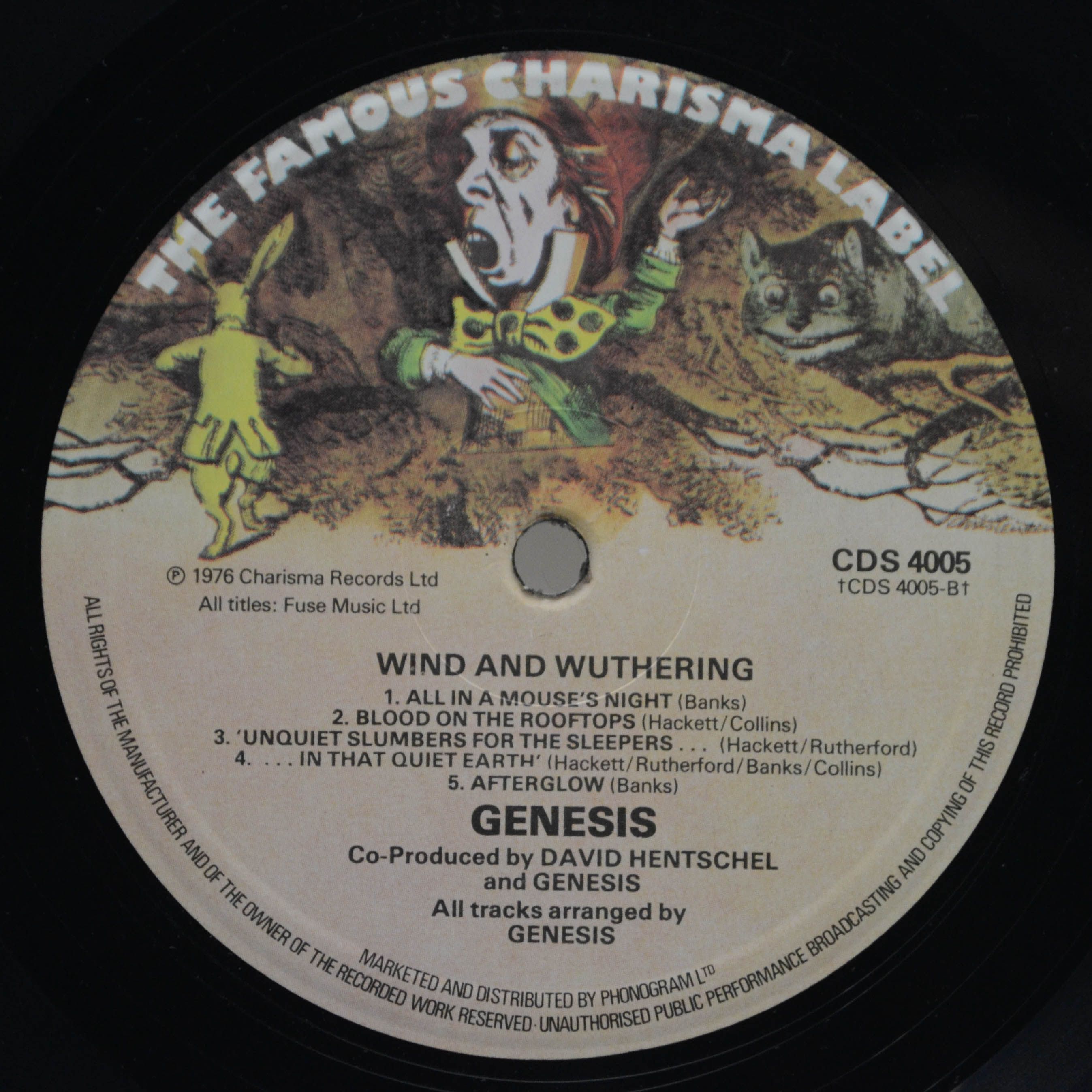 Genesis — Wind & Wuthering (1-st UK), 1976