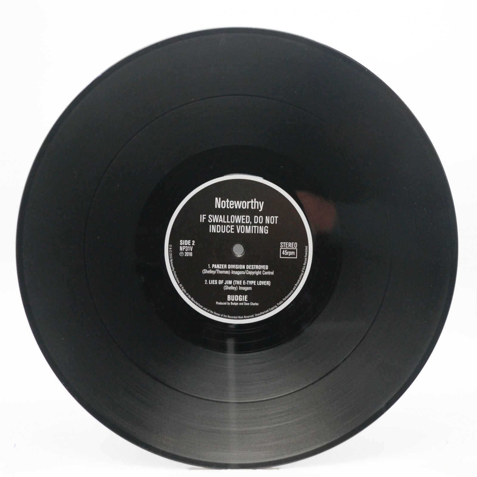 Budgie — If Swallowed, Do Not Induce Vomiting, 1980