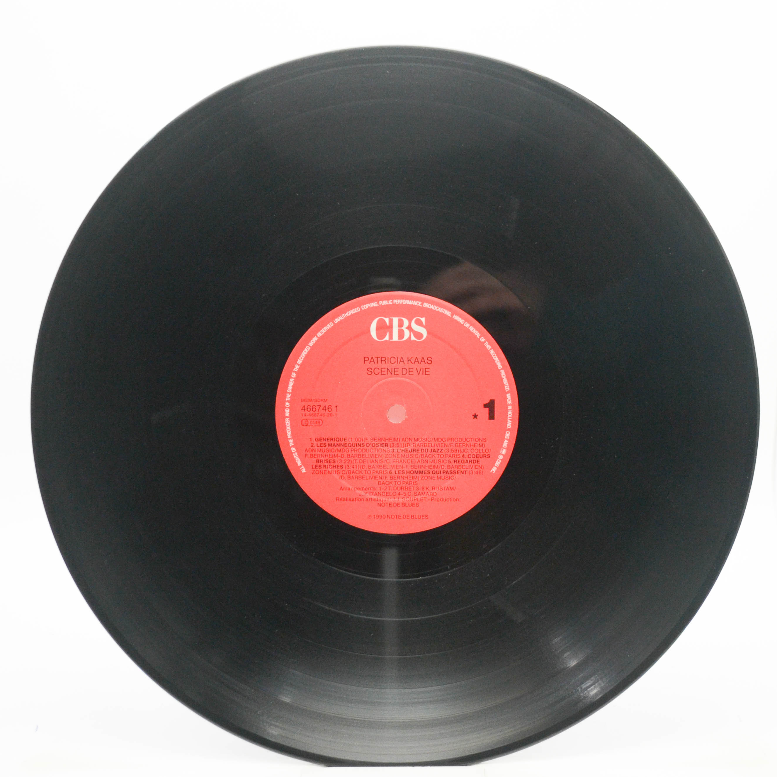 Patricia Kaas — Scène De Vie, 1990
