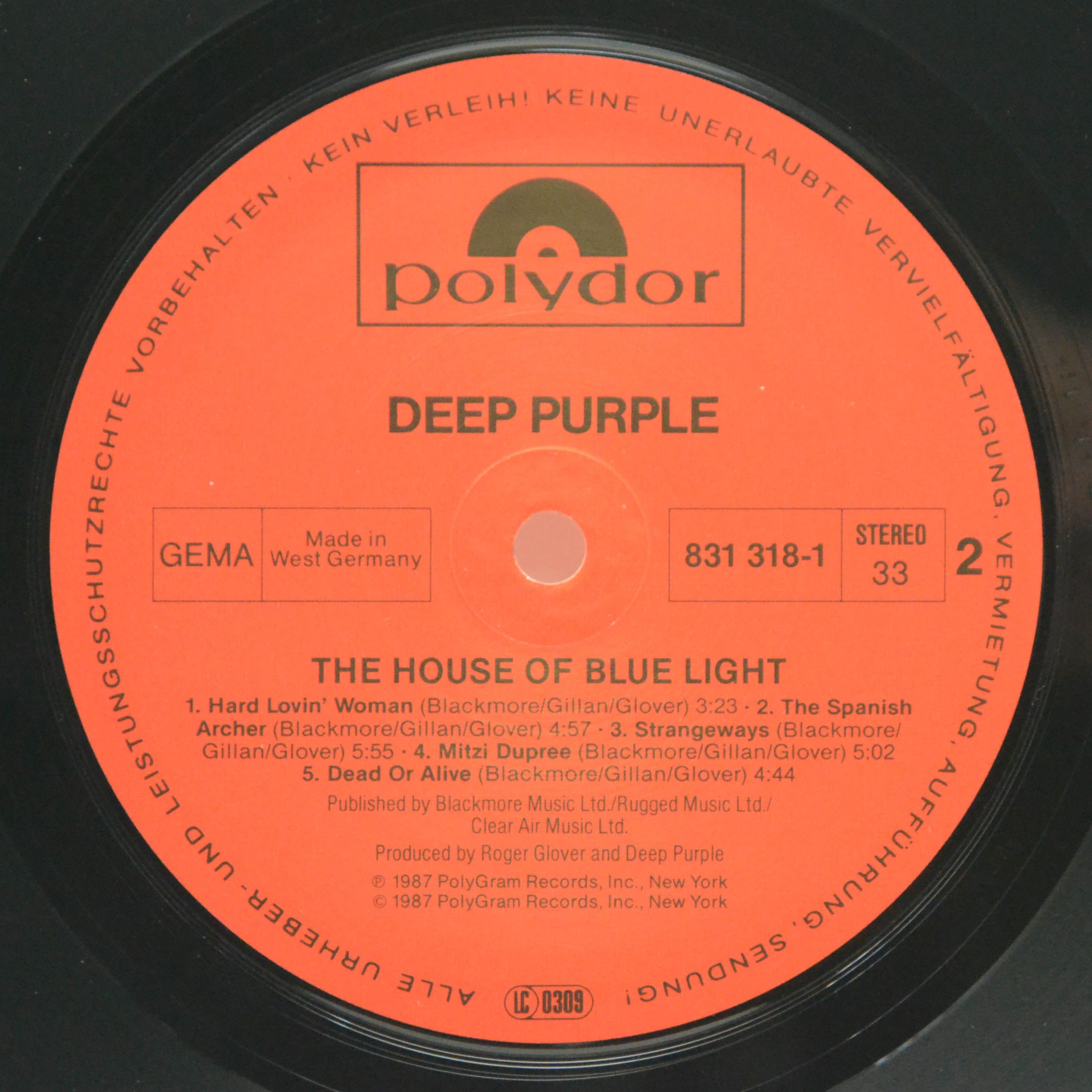 Deep Purple — The House Of Blue Light, 1987