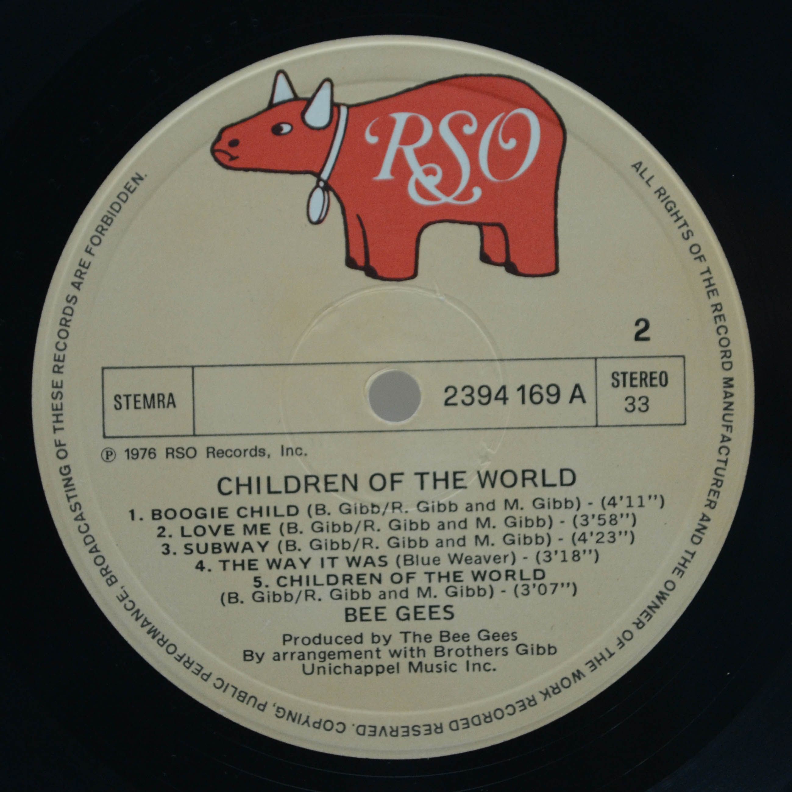 Bee Gees — Children Of The World, 1976