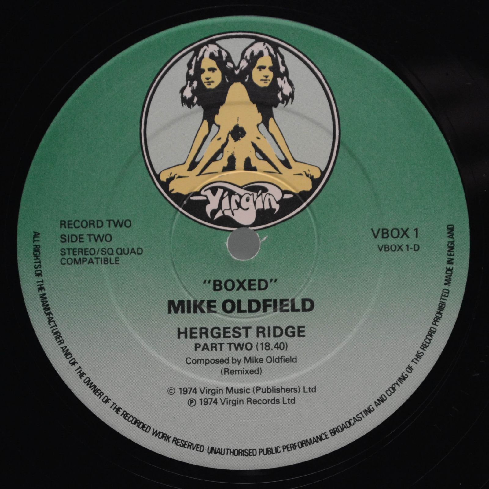 Mike Oldfield — Boxed (UK, Box-set, booklet), 1976