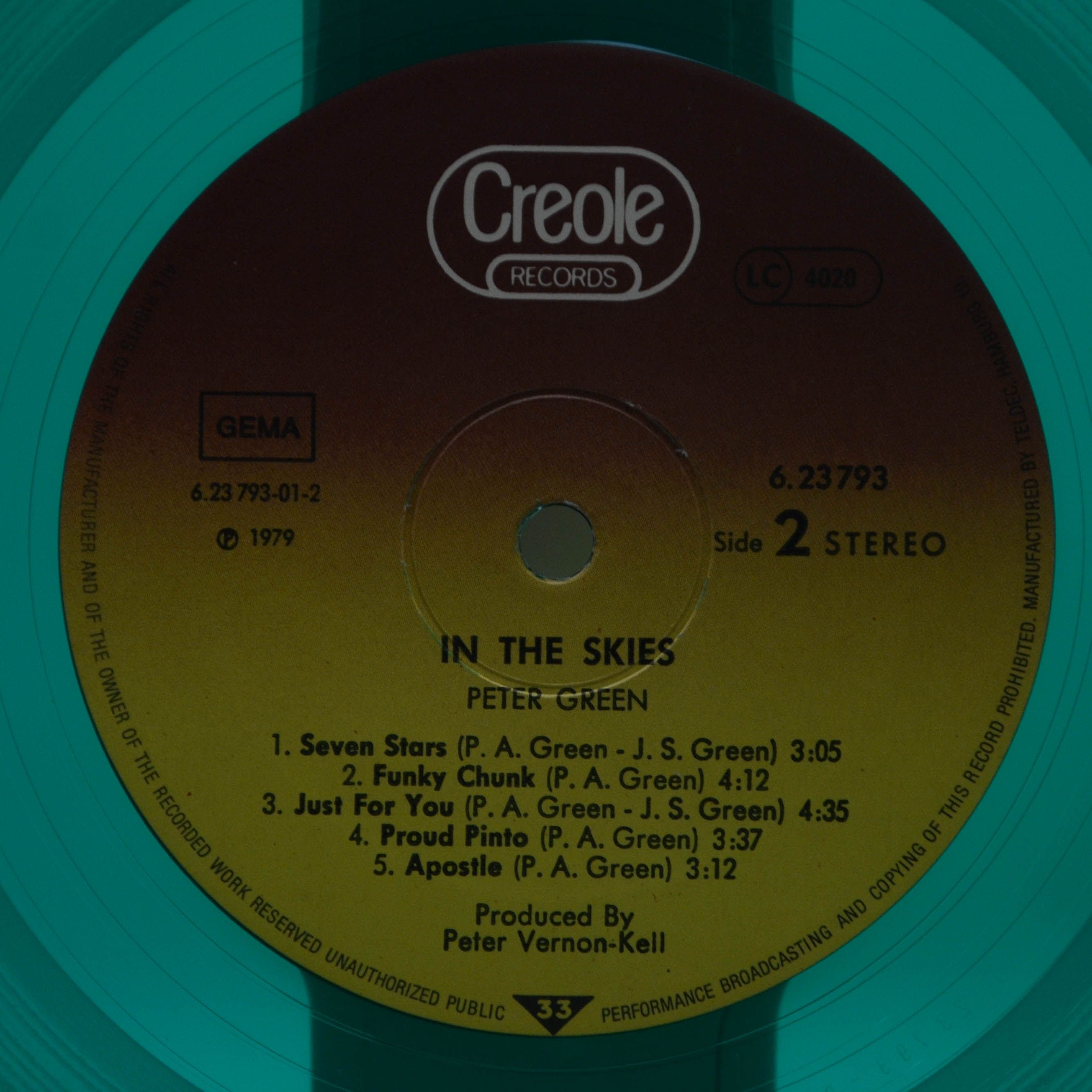 Peter Green — In The Skies, 1979