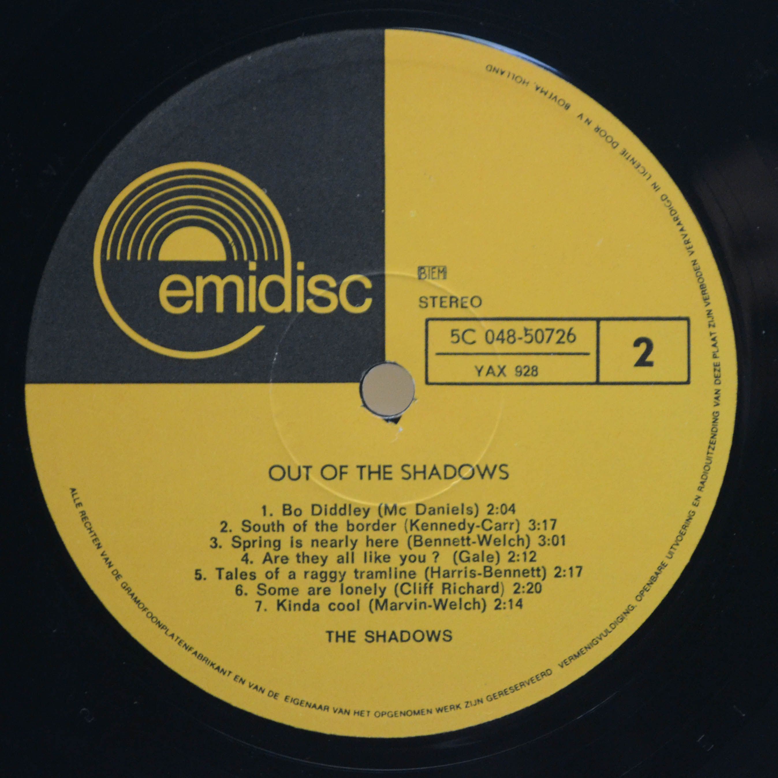 Shadows — Out Of The Shadows, 1970