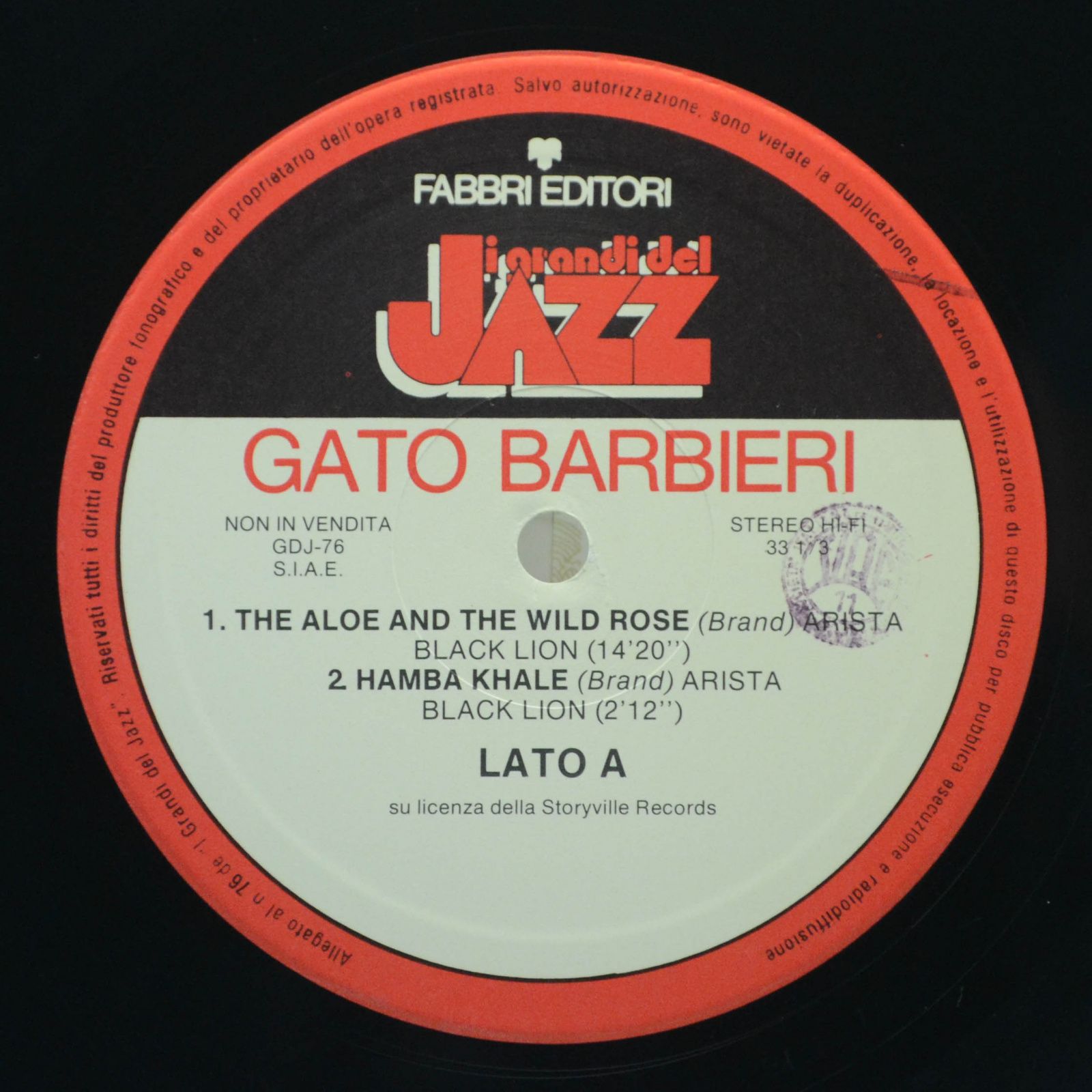 Gato Barbieri — Gato Barbieri, 1980