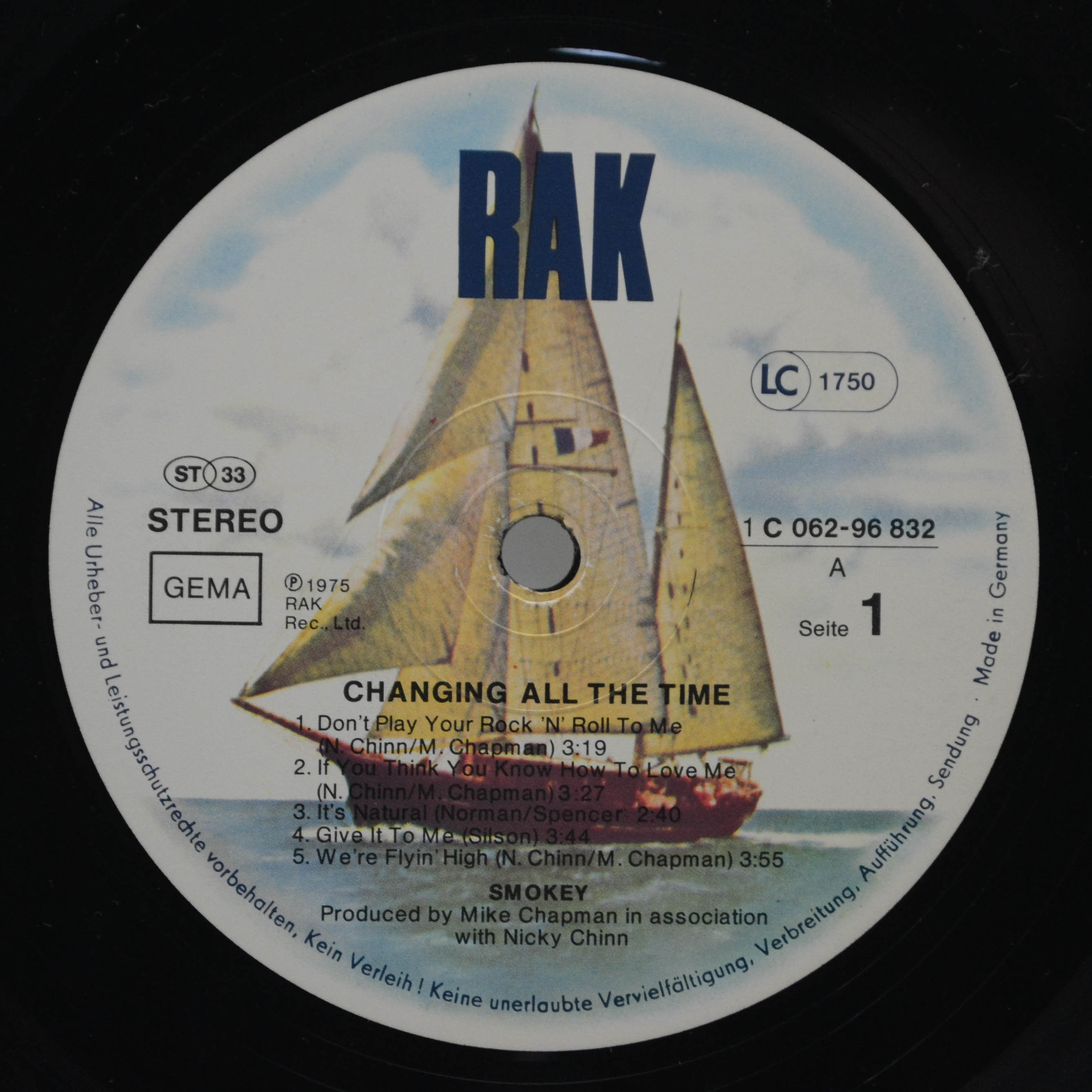 Smokey — Changing All The Time, 1975