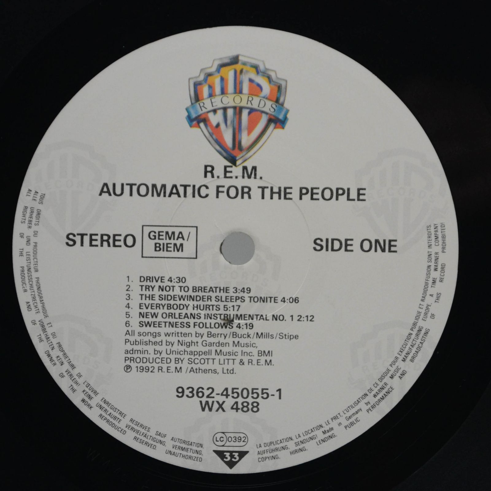 R.E.M. — Automatic For The People, 1992