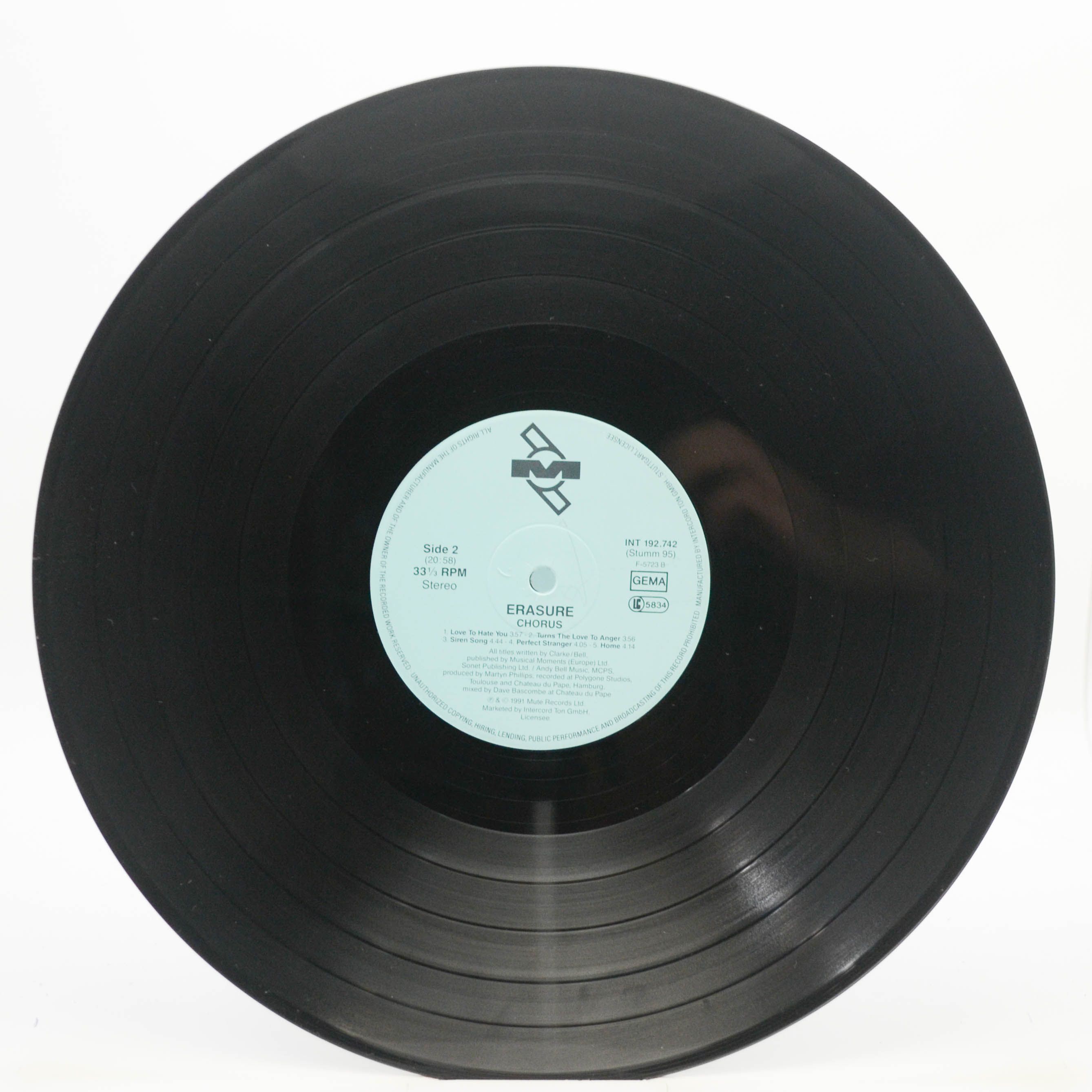 Erasure — Chorus, 1991