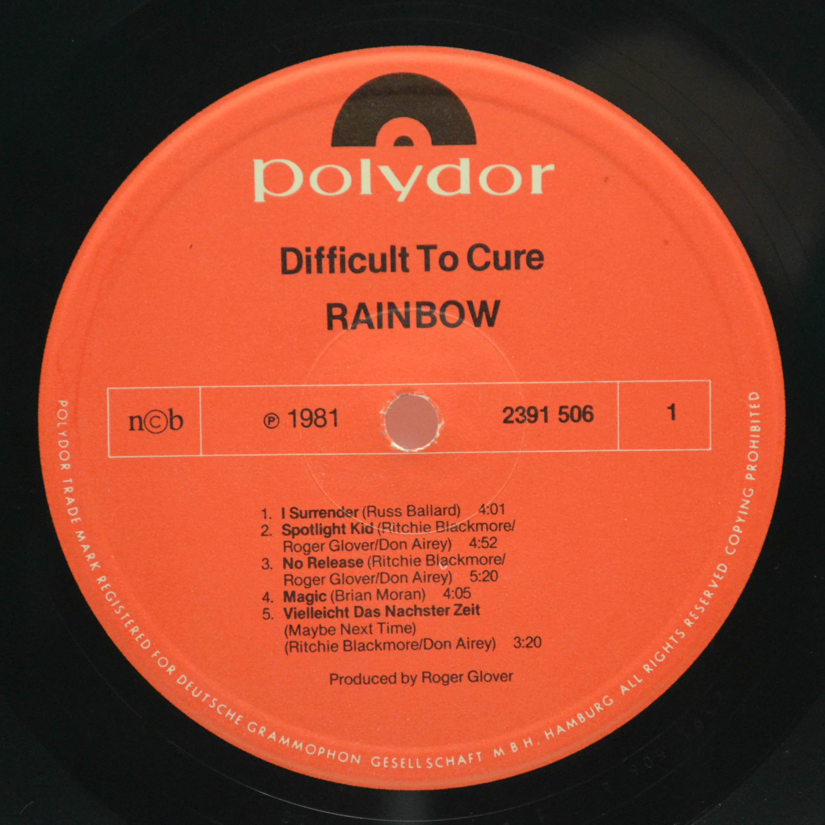 Rainbow — Difficult To Cure, 1981